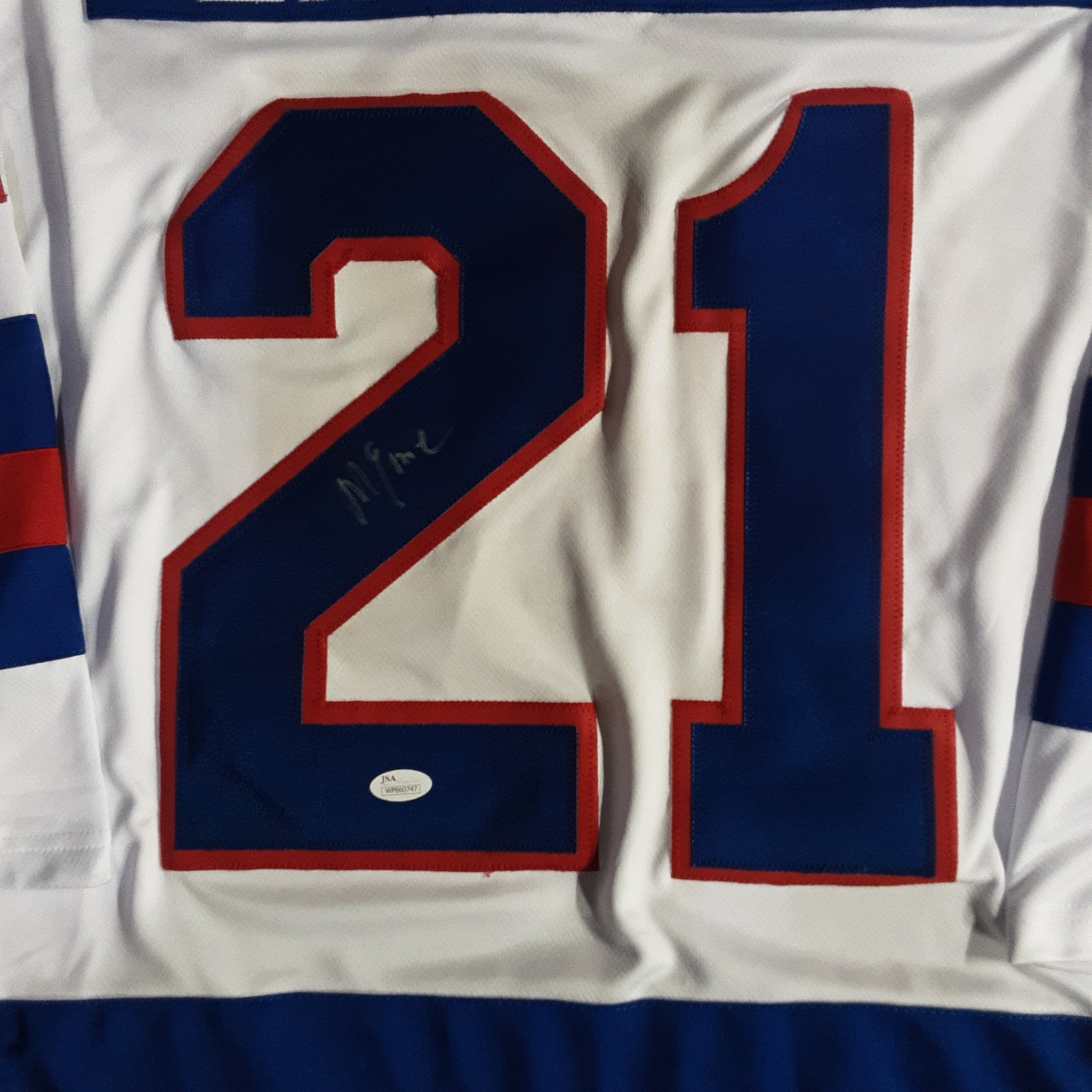 Mike Eruzione Authentic Signed Pro Style Jersey Autographed JSA-