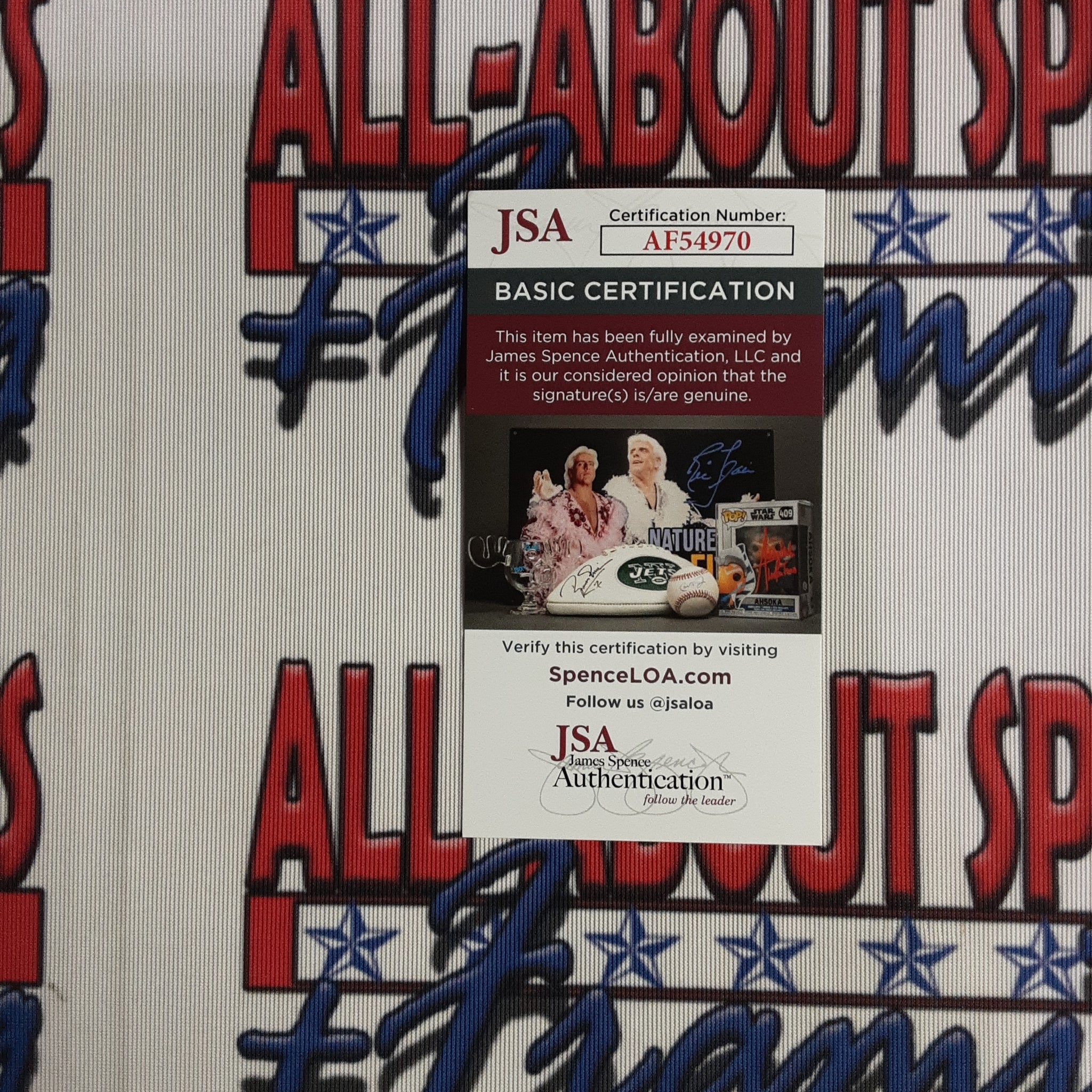 Jonathan Ogden Authentic Signed Pro Style Jersey Autographed JSA-
