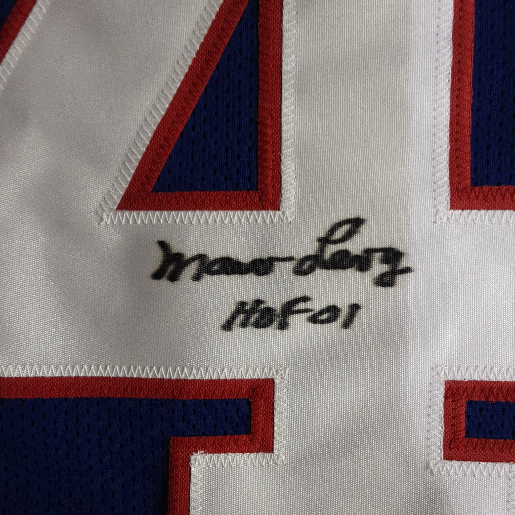 Marv Levy Authentic Signed Pro Style Jersey Autographed JSA