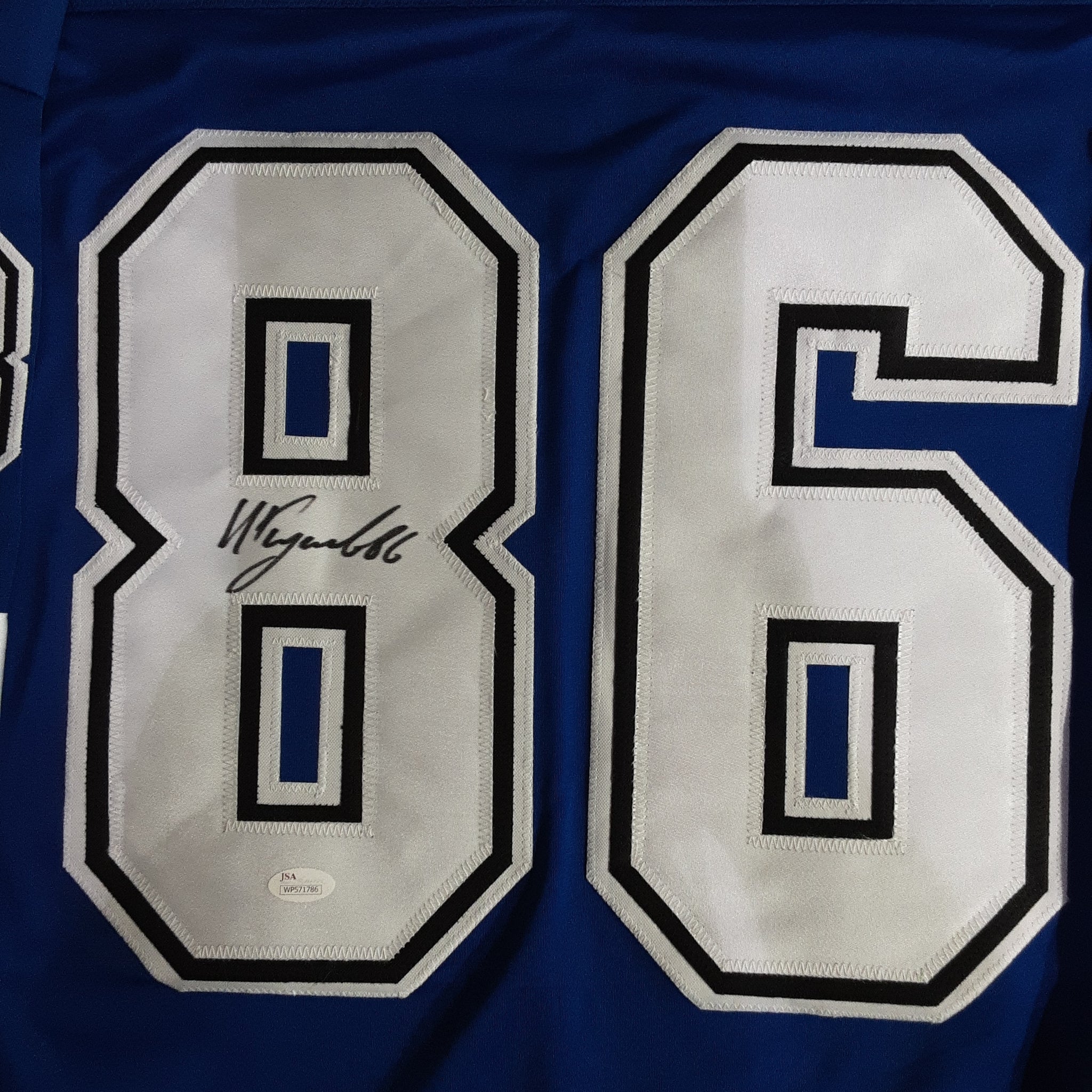 Nikita Kucherov Signed Pro Style Jersey Autographed JSA-