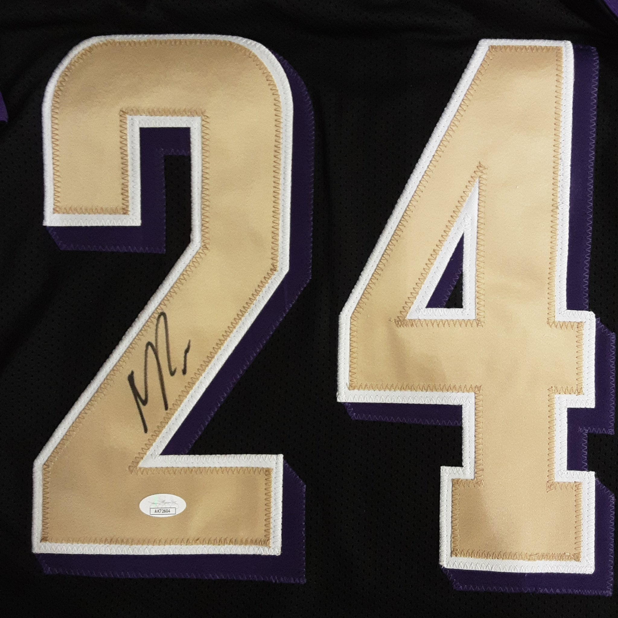 Marcus Peters Authentic Signed Pro Style Jersey Autographed JSA-