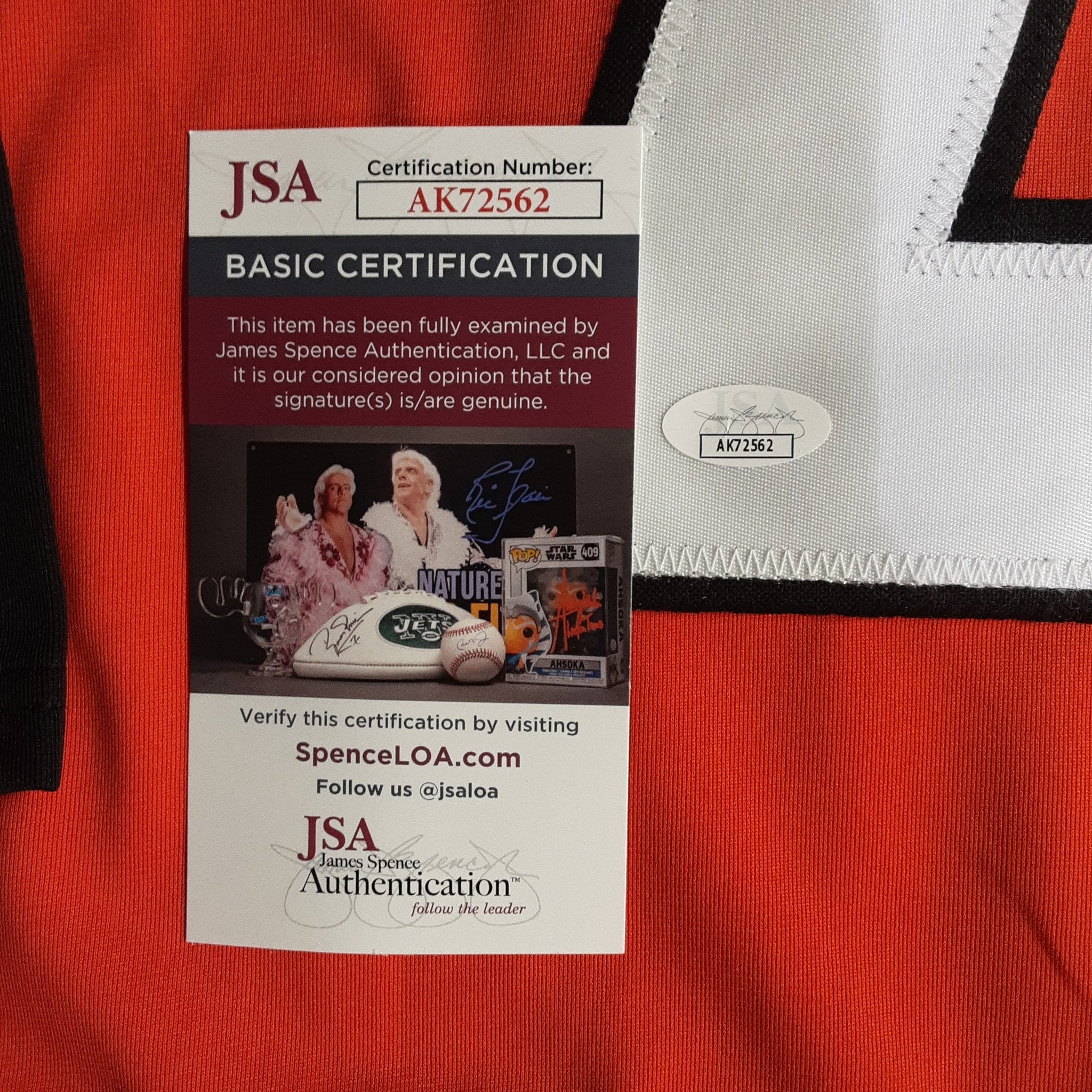 Bill Barber Authentic Signed Pro Style Jersey Autographed JSA