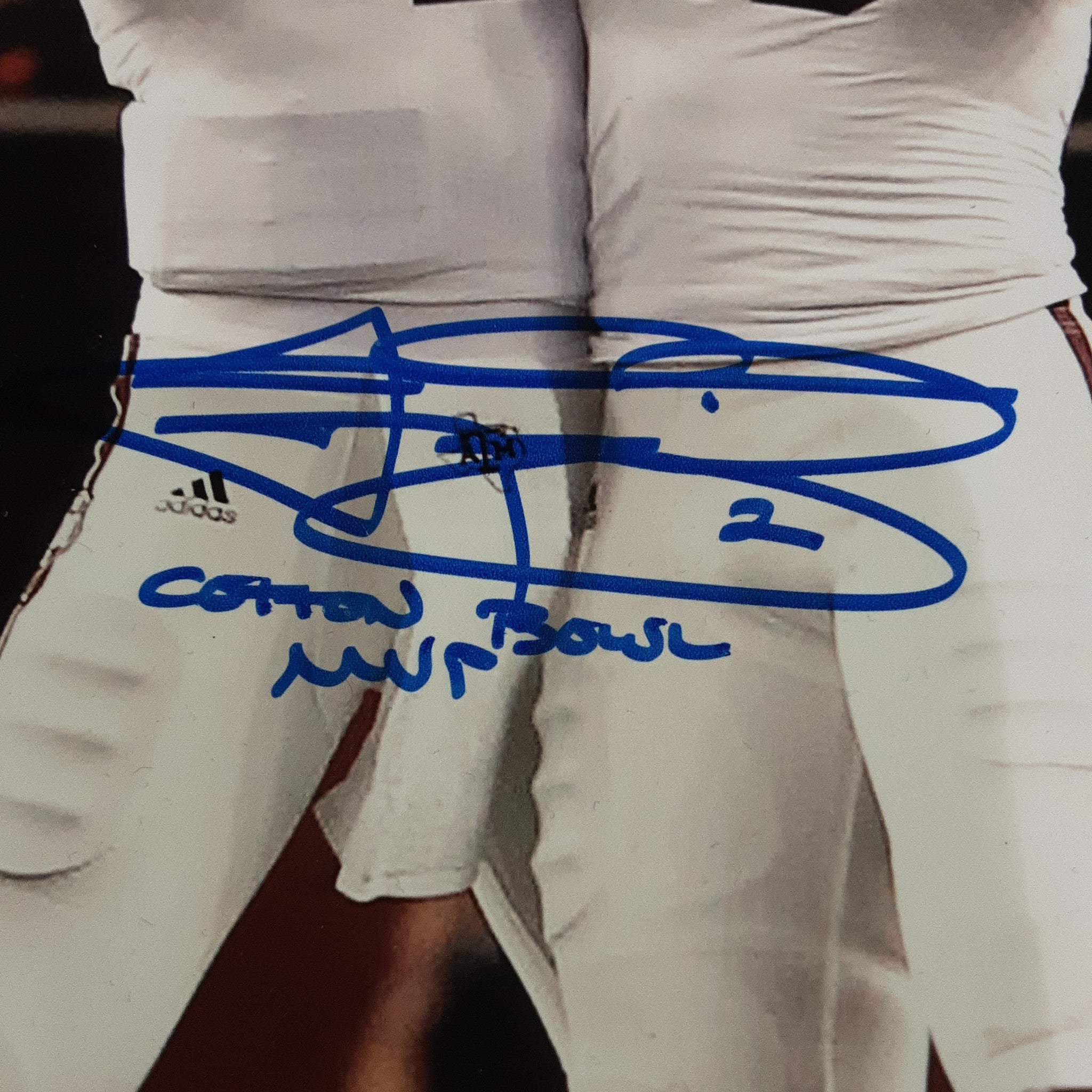 Mike Evans and Johnny Manziel Authentic Signed Framed 11x14 Photo Autographed with Inscription JSA