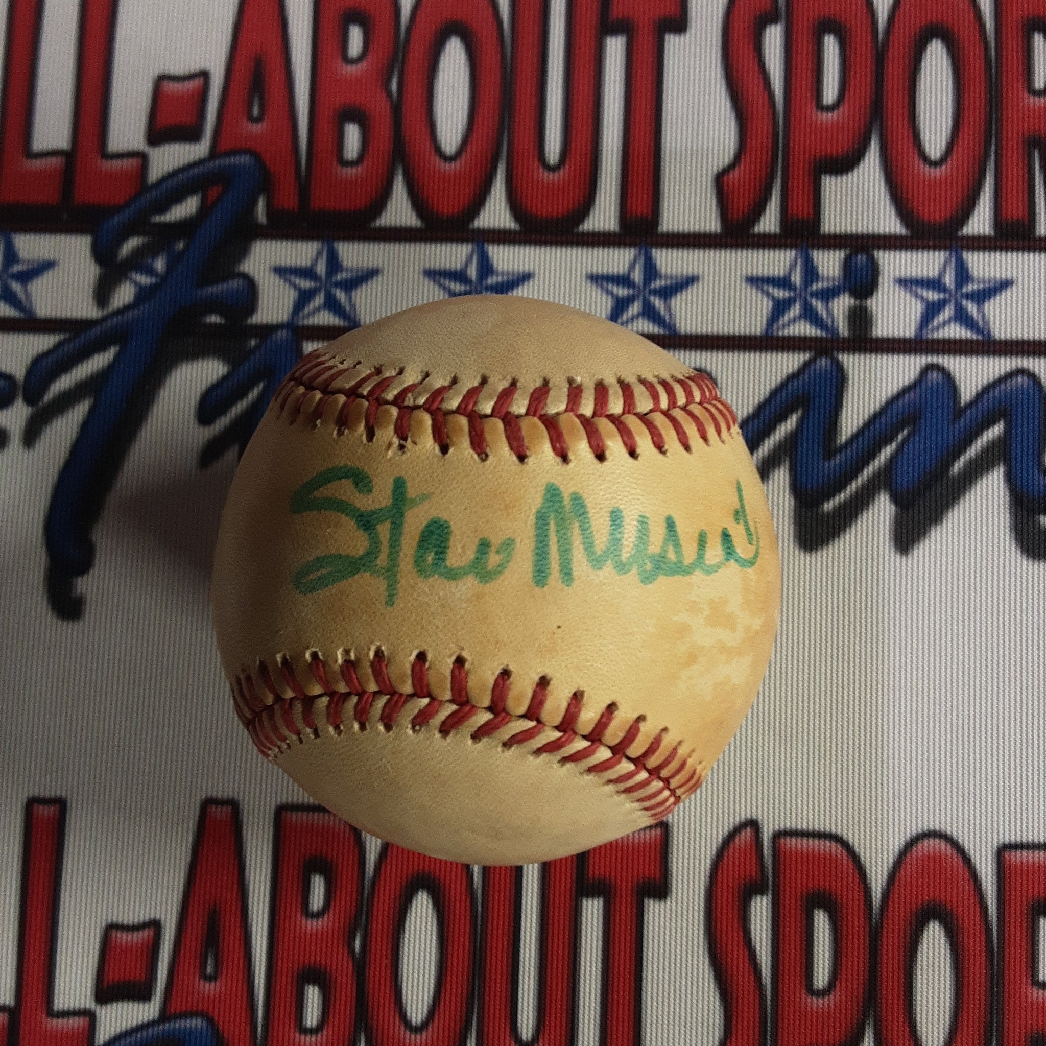 Stan Musial Authentic Signed Baseball Autographed JSA.