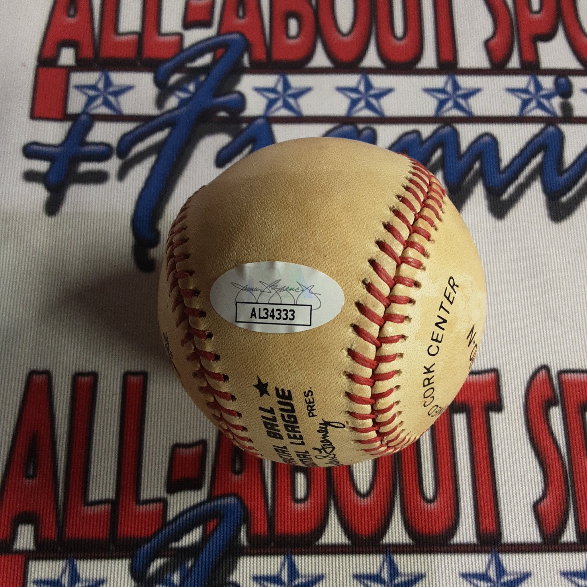 Stan Musial Authentic Signed Baseball Autographed JSA.