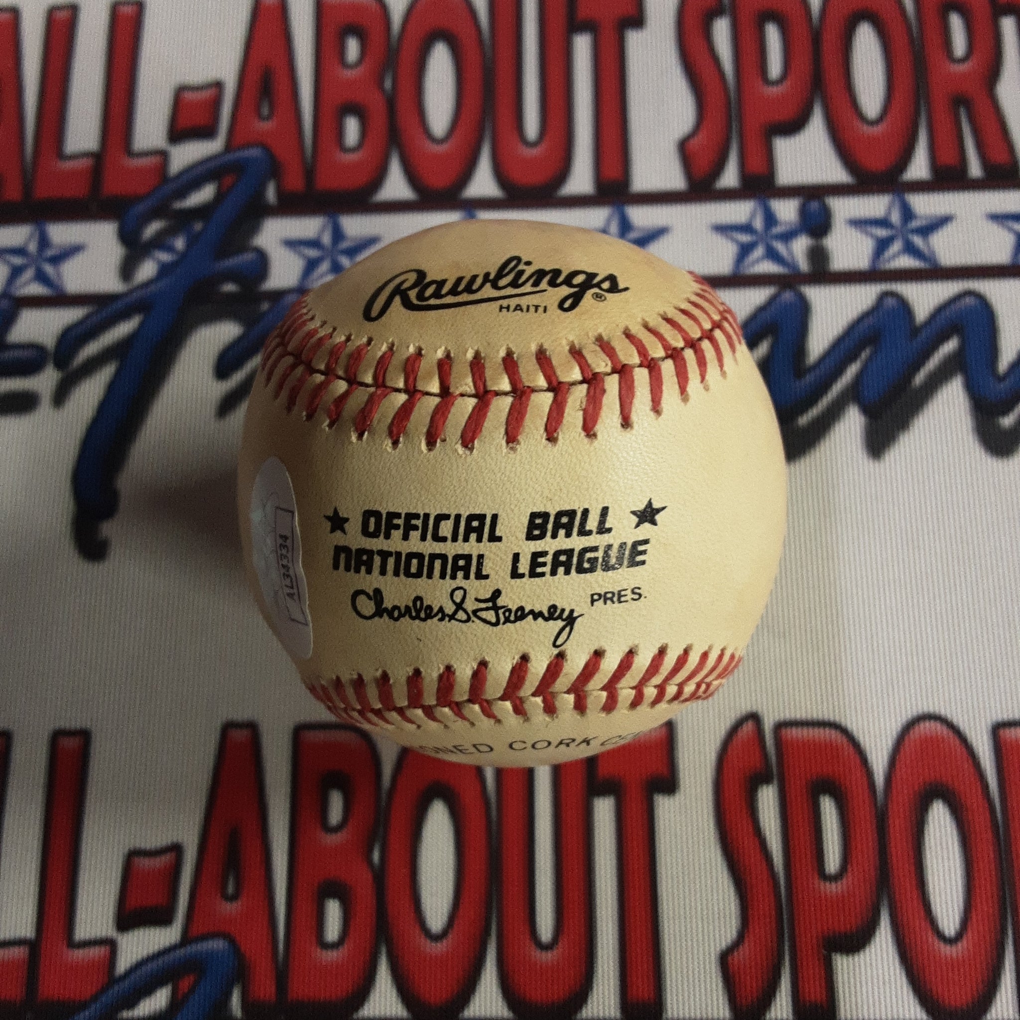 Albert Pujols Authentic Signed Rawlings Baseball Autographed JSA Lette