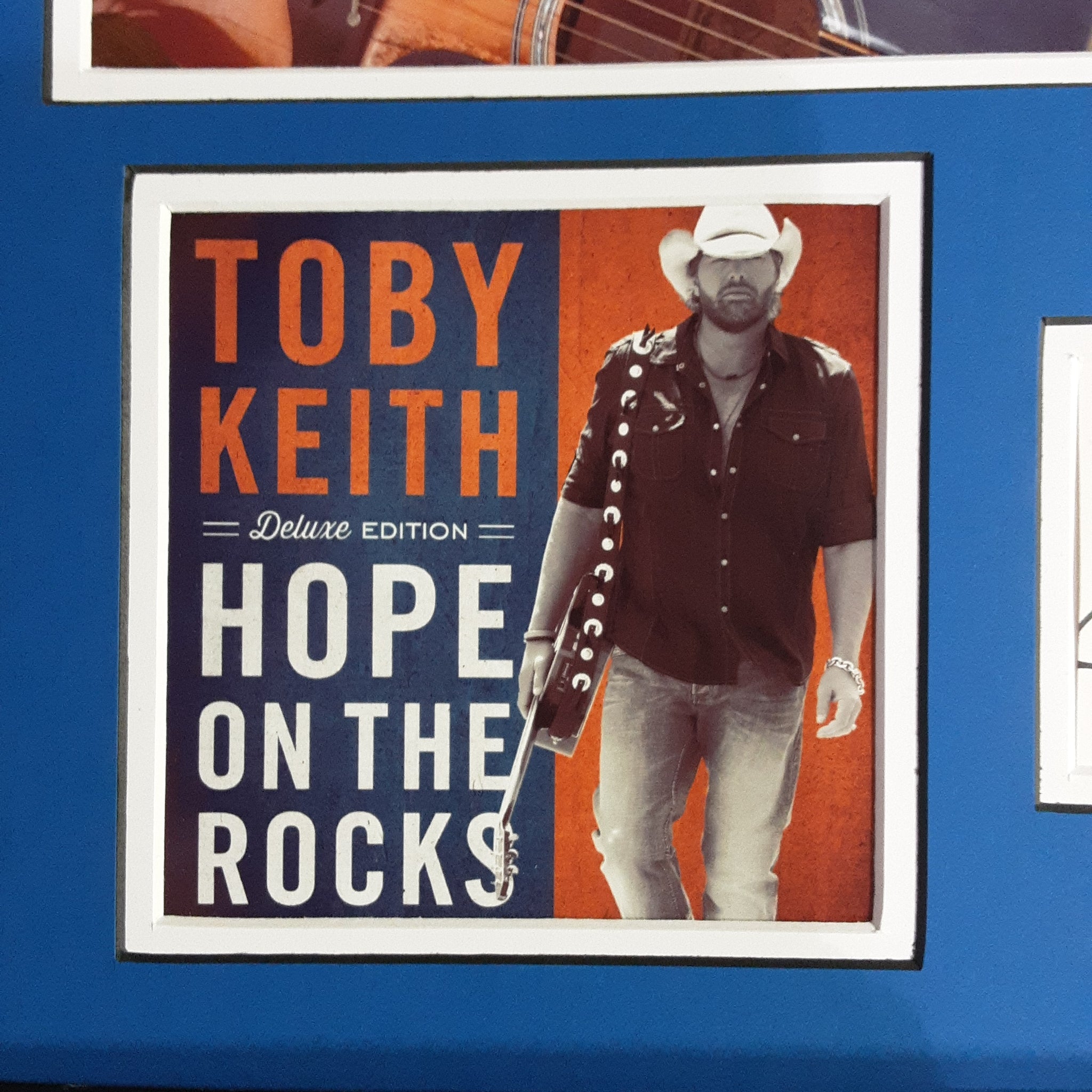 Toby Keith Authentic Signature Framed Collage Autographed JSA