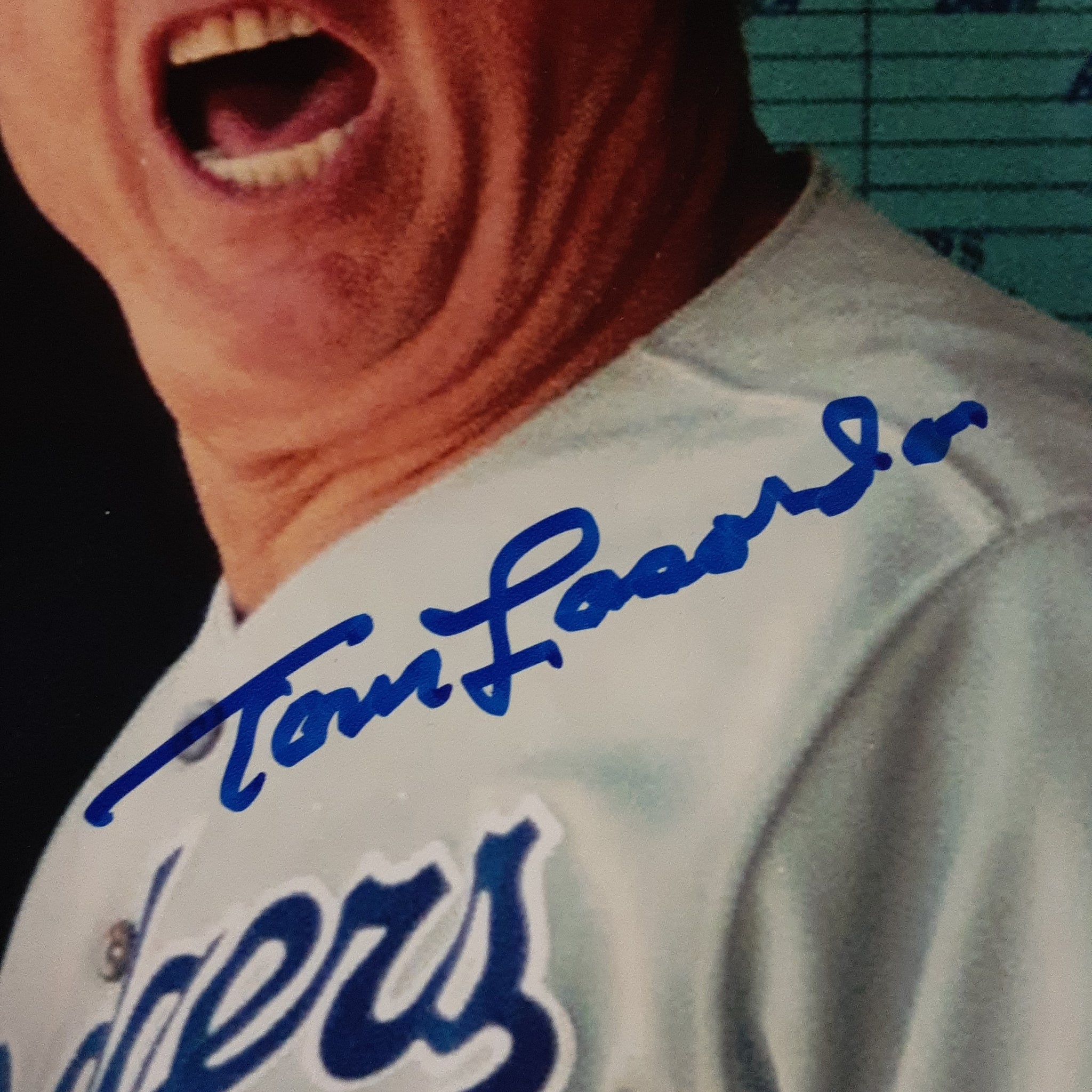 Tom Lasorda Authentic Signed Framed 11x14 Photo Autographed JSA