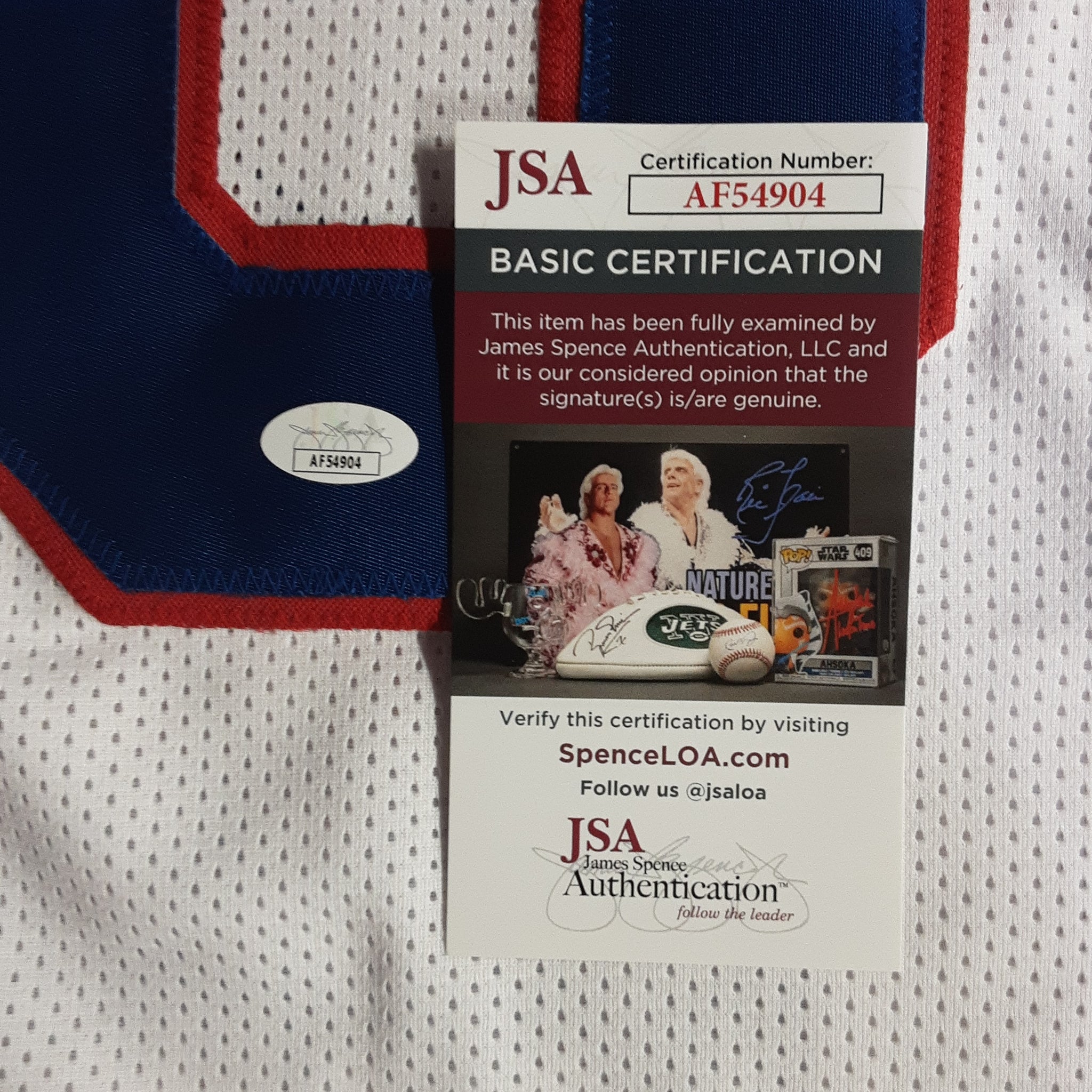 Joe DeLamielleure Signed Jersey Number JSA Authenticated