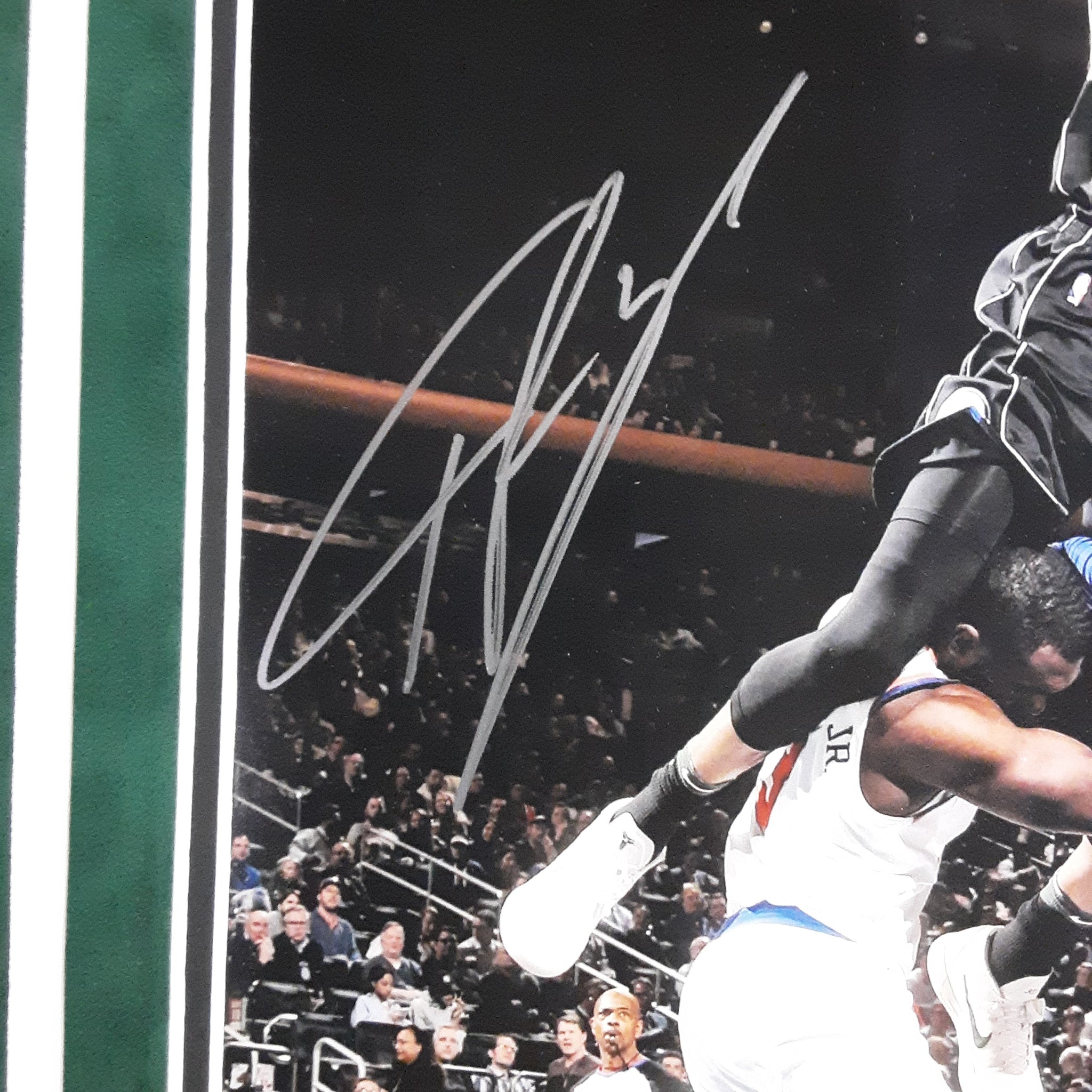 Giannis Antetokounmpo Signed Framed 11x14 Photo Autographed JSA