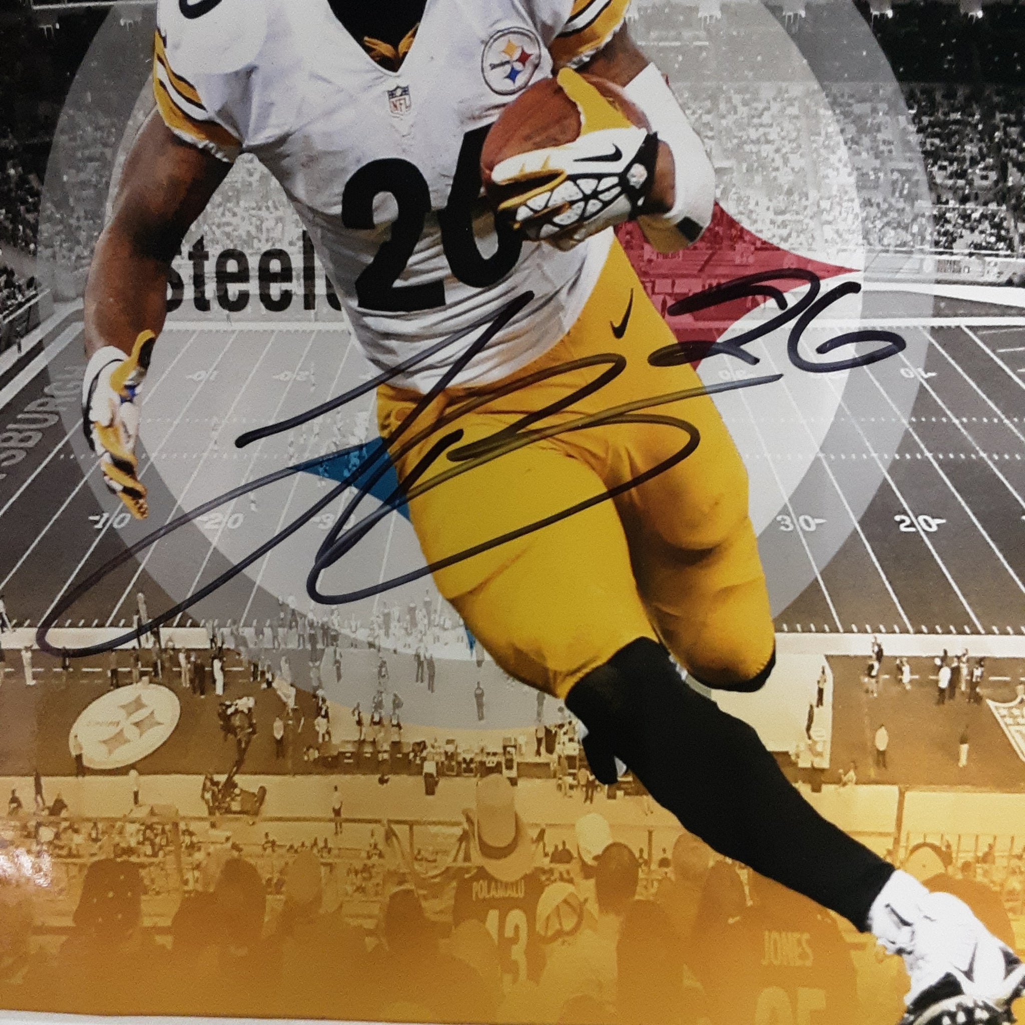 LeVeon Bell Signed Pittsburgh Steelers Framed16x20 NFL Photo