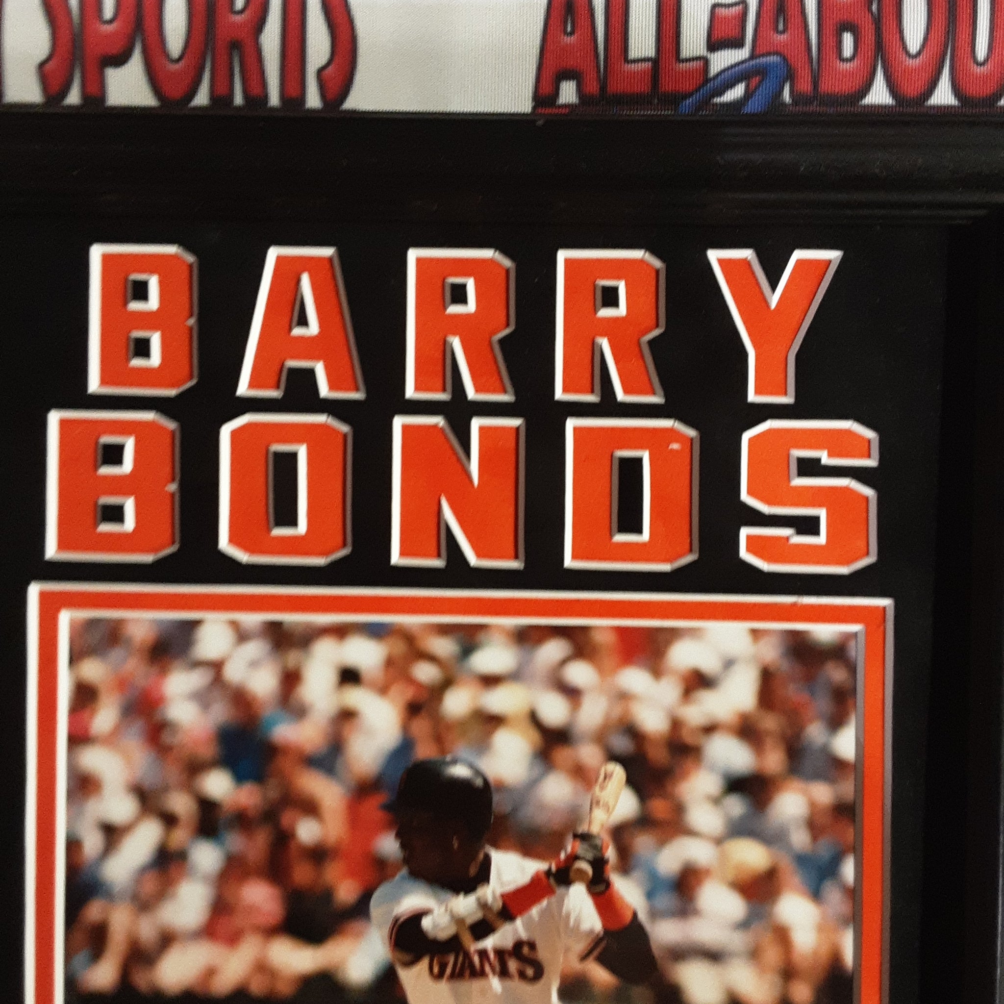 Barry Bonds Autographed Signed Framed San Francisco Giants Jersey JSA