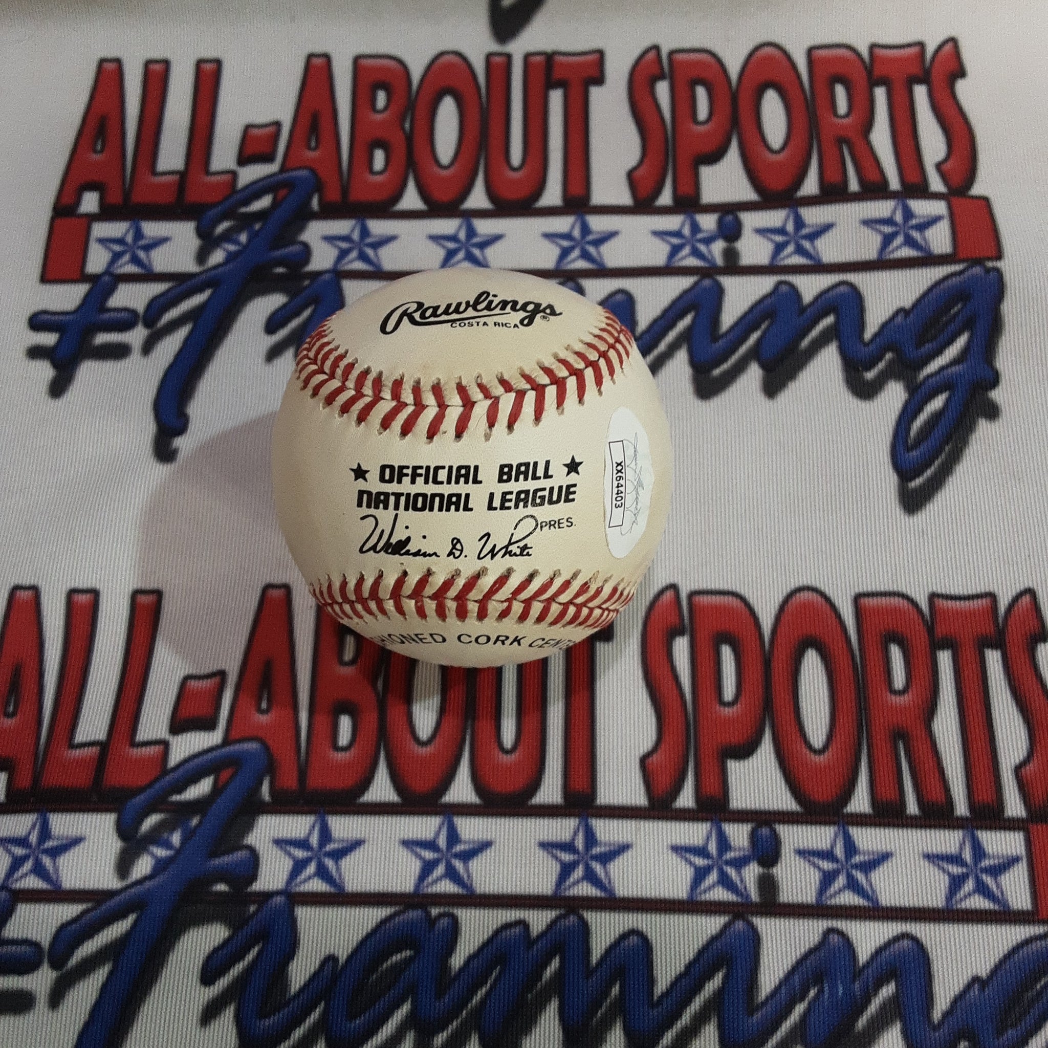 Willie Mays Authentic Signed Baseball Autographed JSA/LOA-