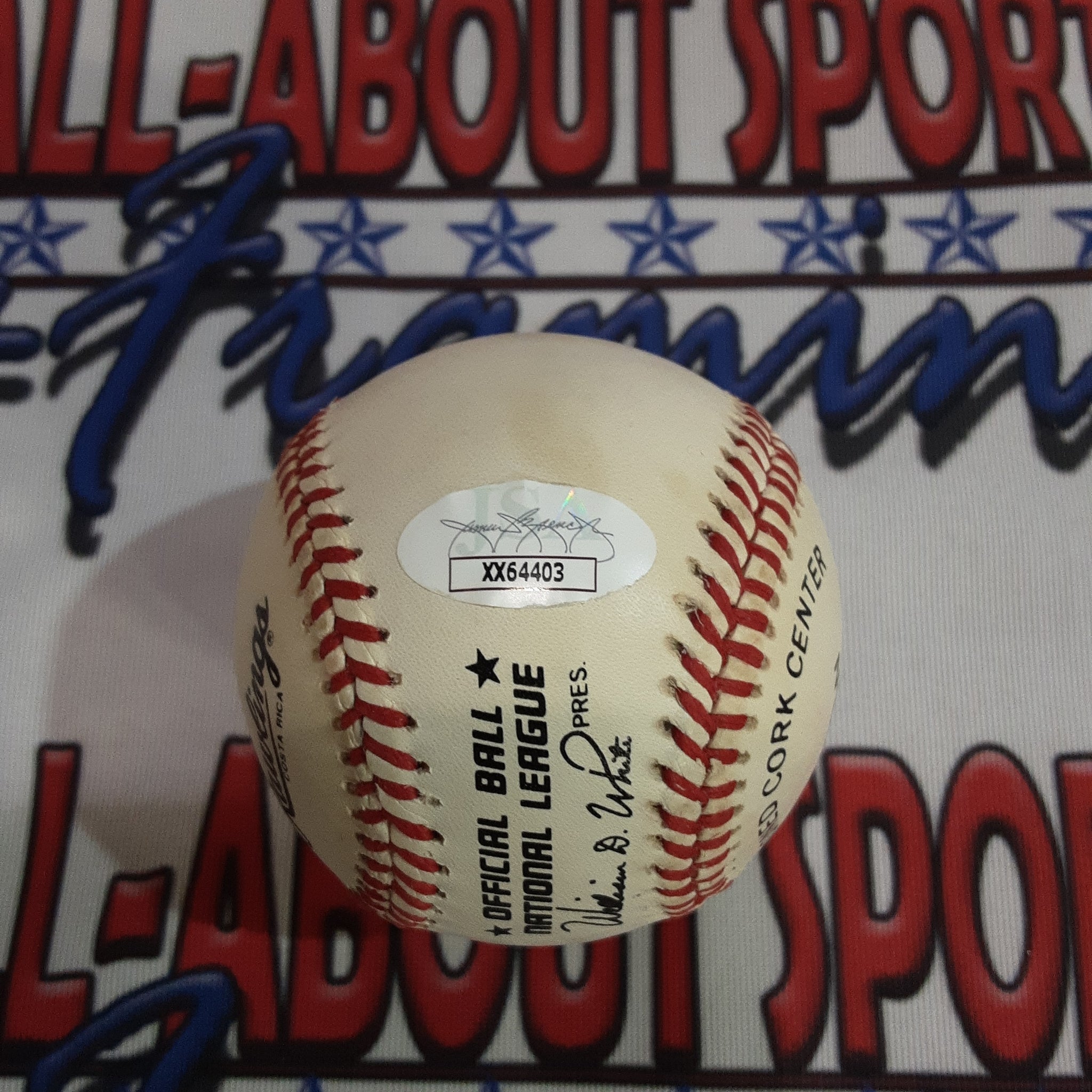 Willie Mays Authentic Signed Baseball Autographed JSA/LOA-