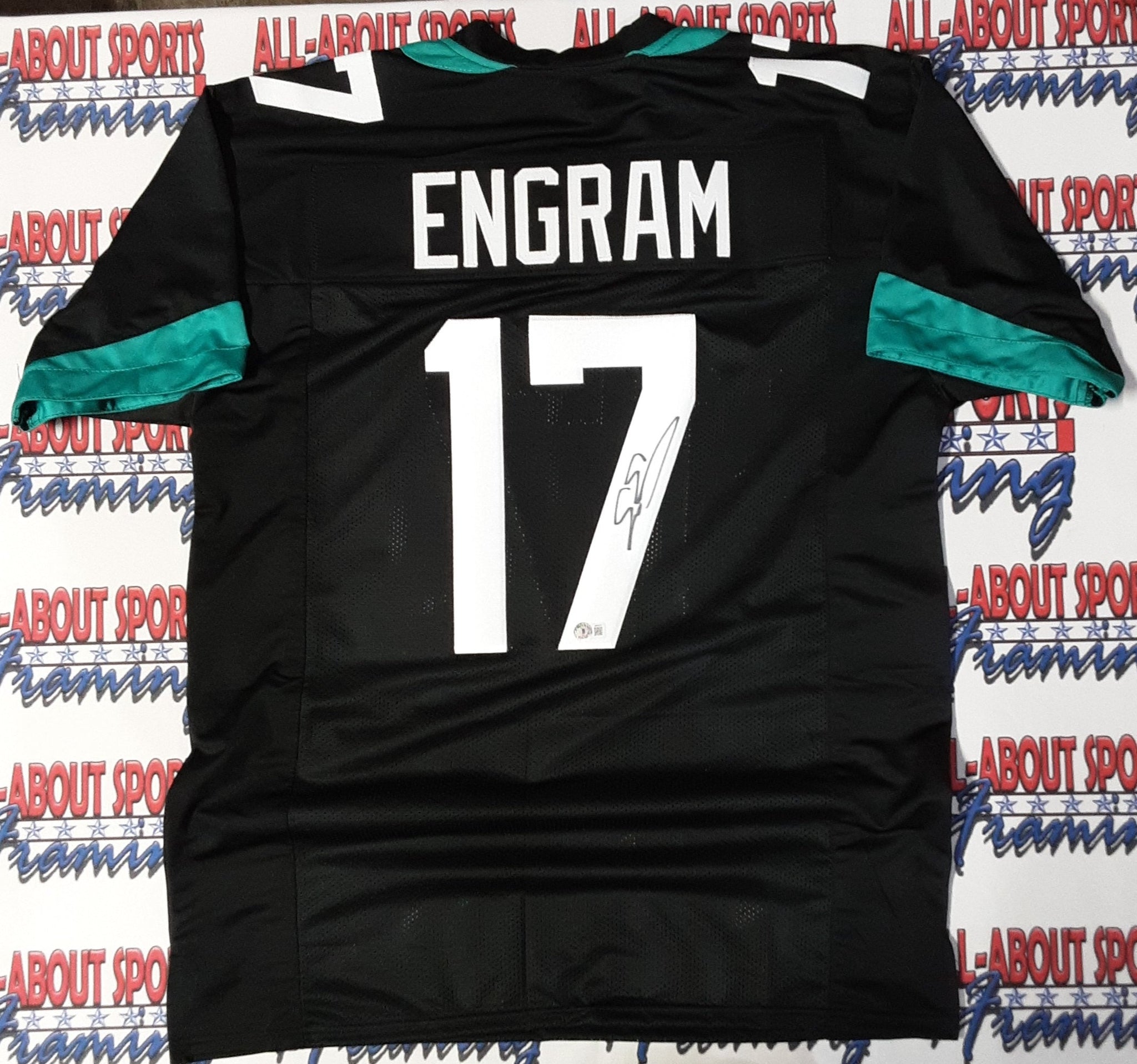 Evan Engram Signed Pro Style Jersey Autographed Beckett