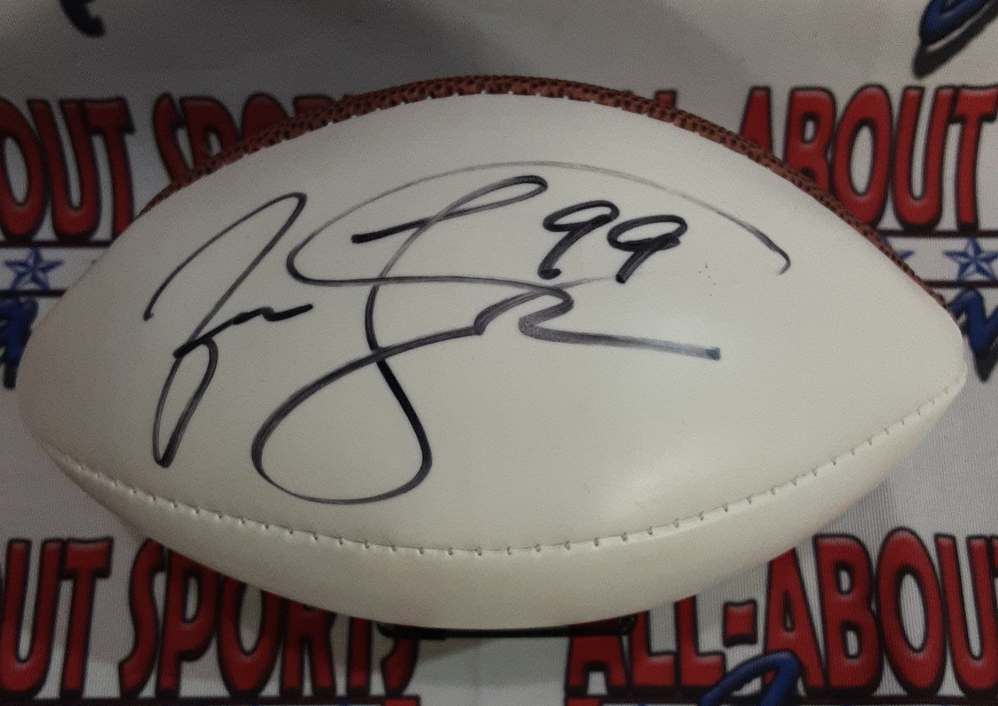 Jason Taylor Authentic Signed Mini Football Autographed JSA