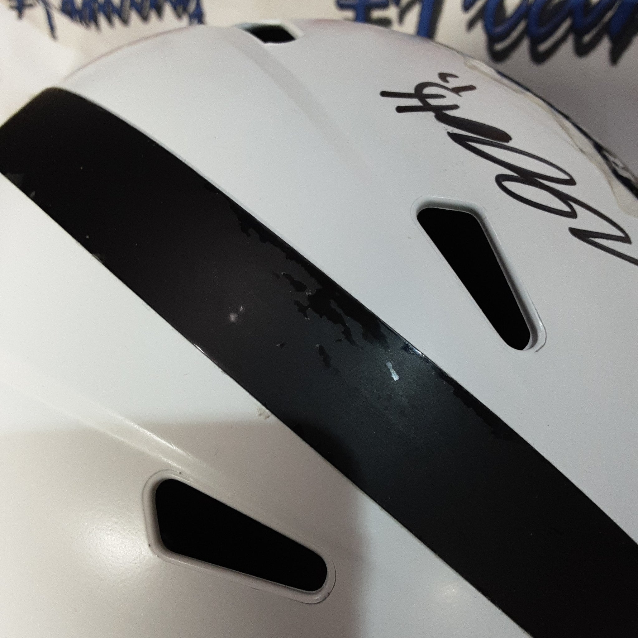 Davante Adams Authentic Signed Autographed Full-size Replica Helmet Beckett.