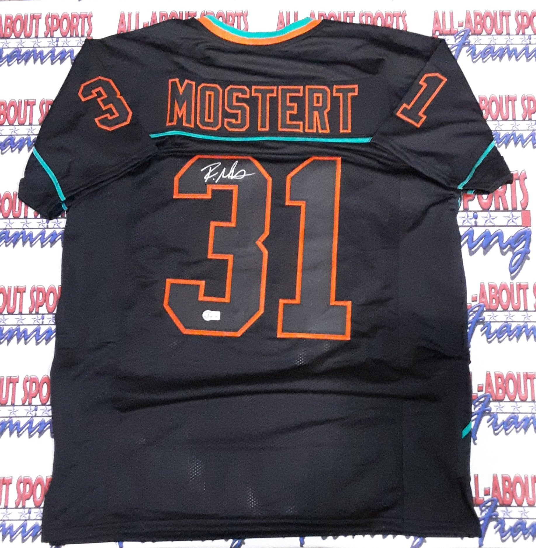 Raheem Mostert Authentic Signed Pro Style Jersey Autographed Beckett-