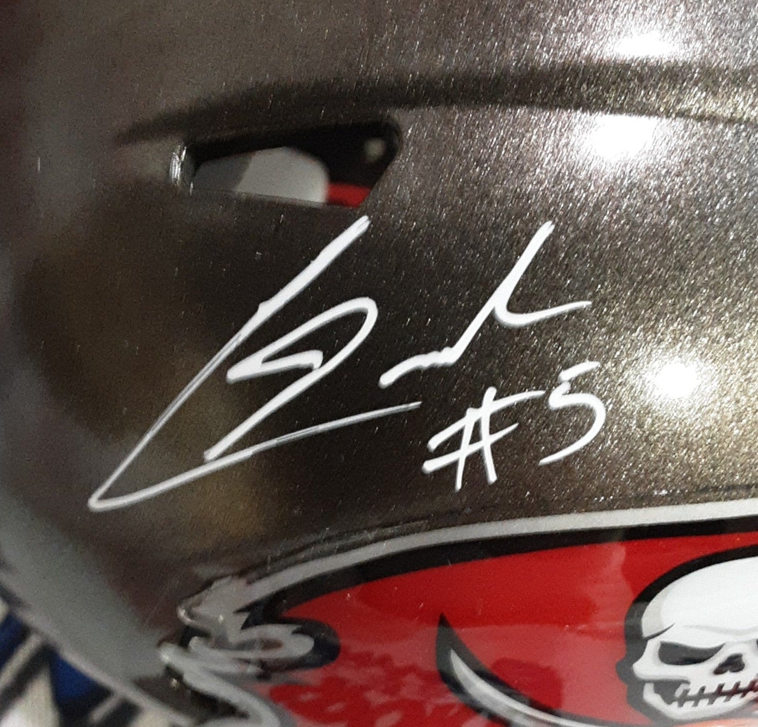 Jake Camarda Authentic Signed Autographed Mini Helmet JSA