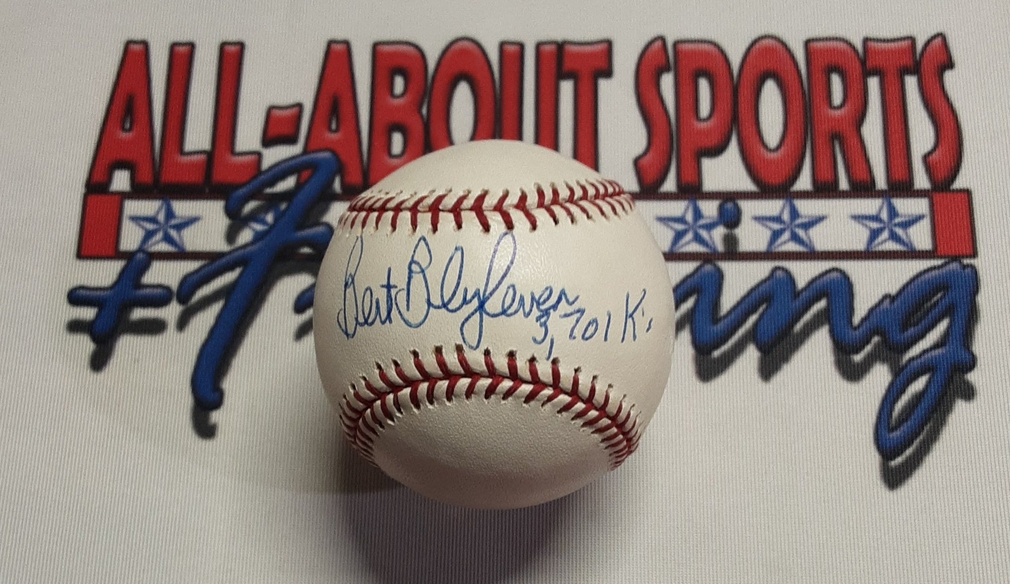 Bert Blyleven Authentic Signed Baseball Autographed with Inscription JSA.