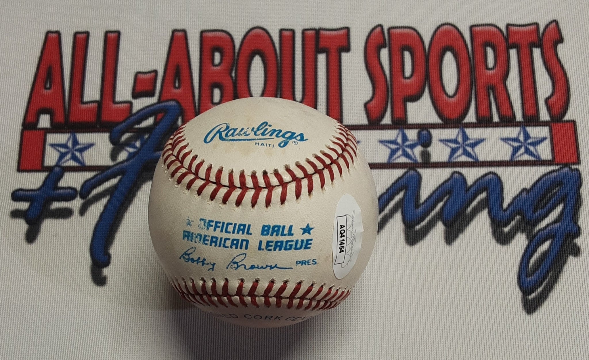 Warren Spahn Authentic Signed Baseball Autographed JSA-