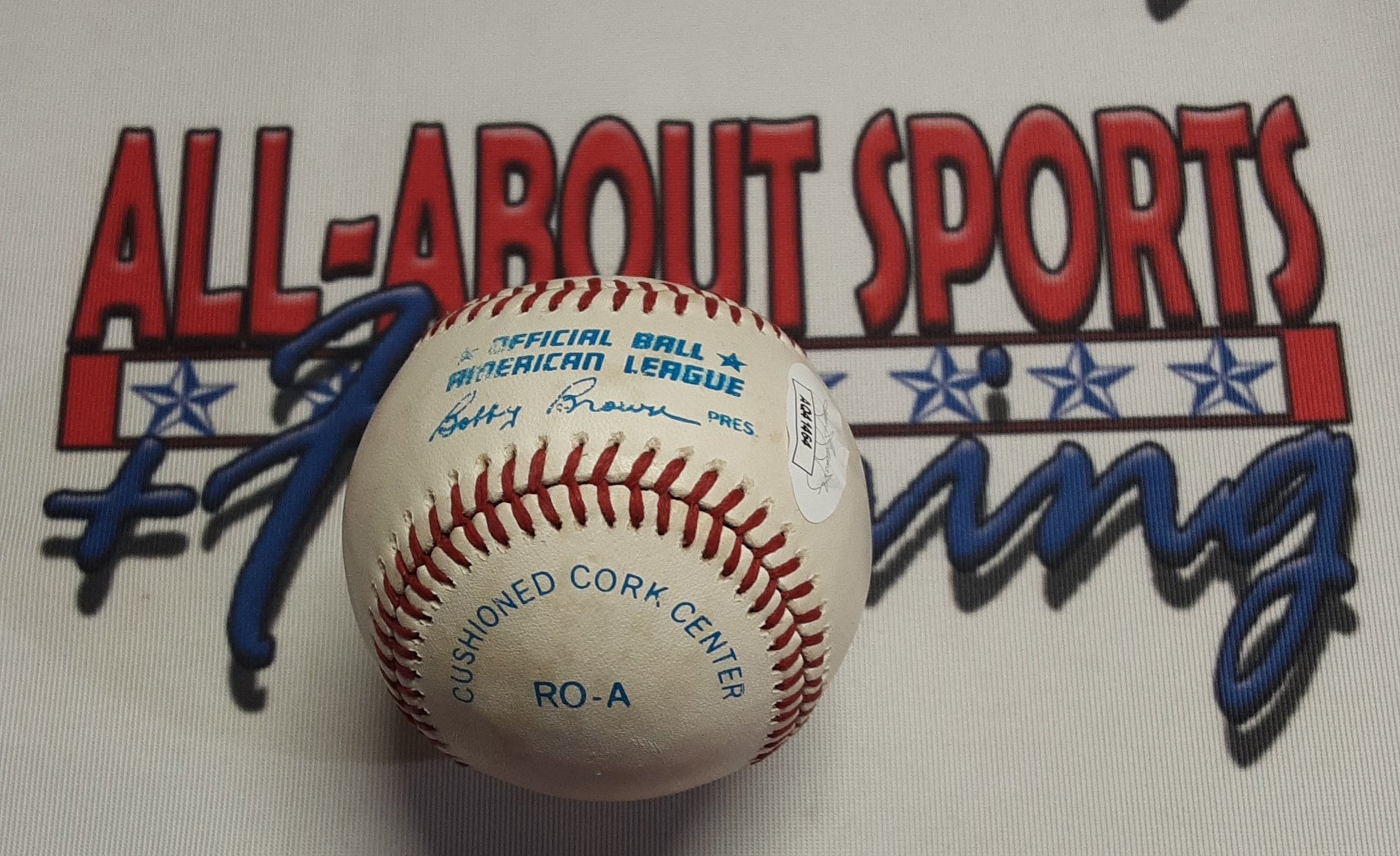 Warren Spahn Authentic Signed Baseball Autographed JSA-