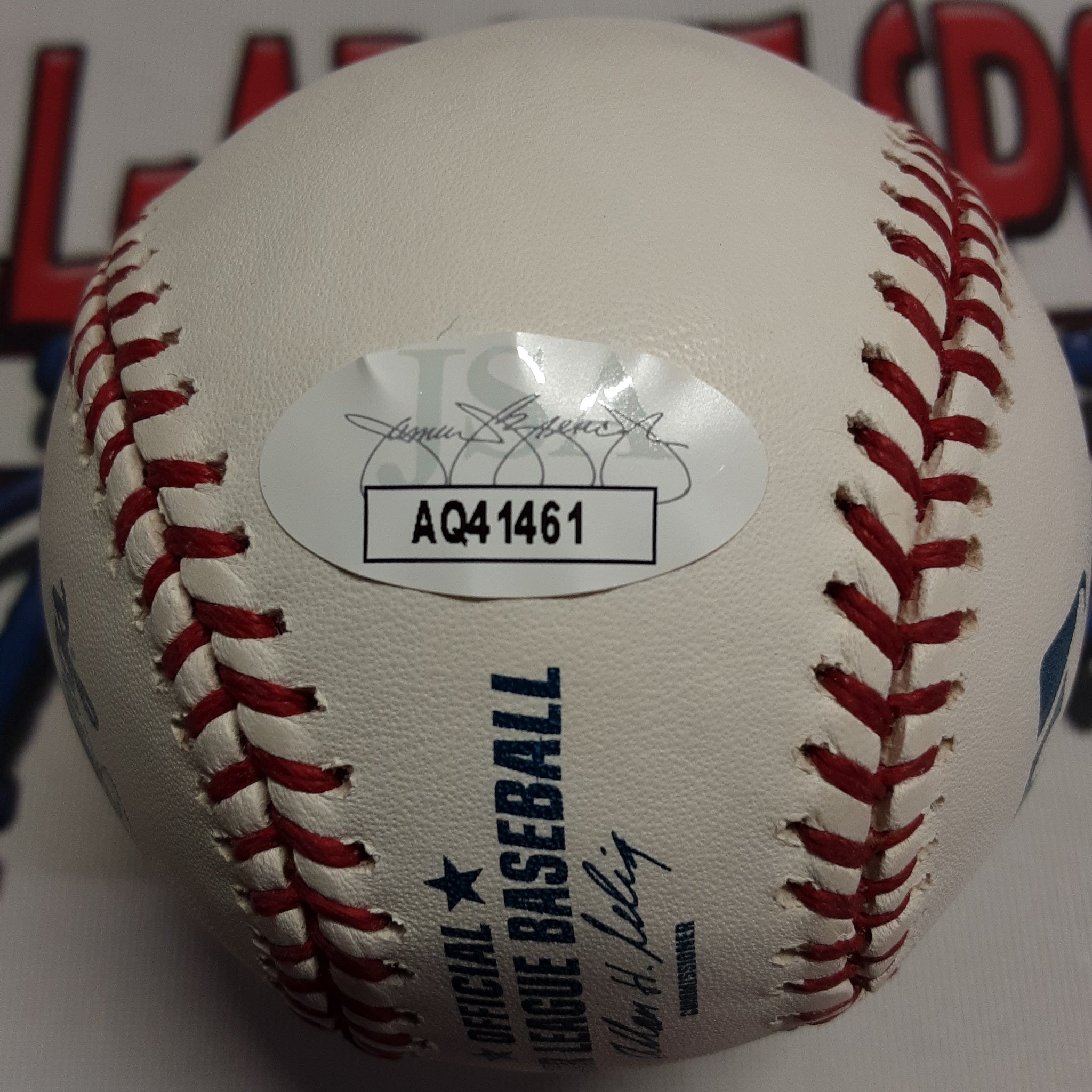 Chipper Jones Authentic Signed Baseball Autographed JSA.