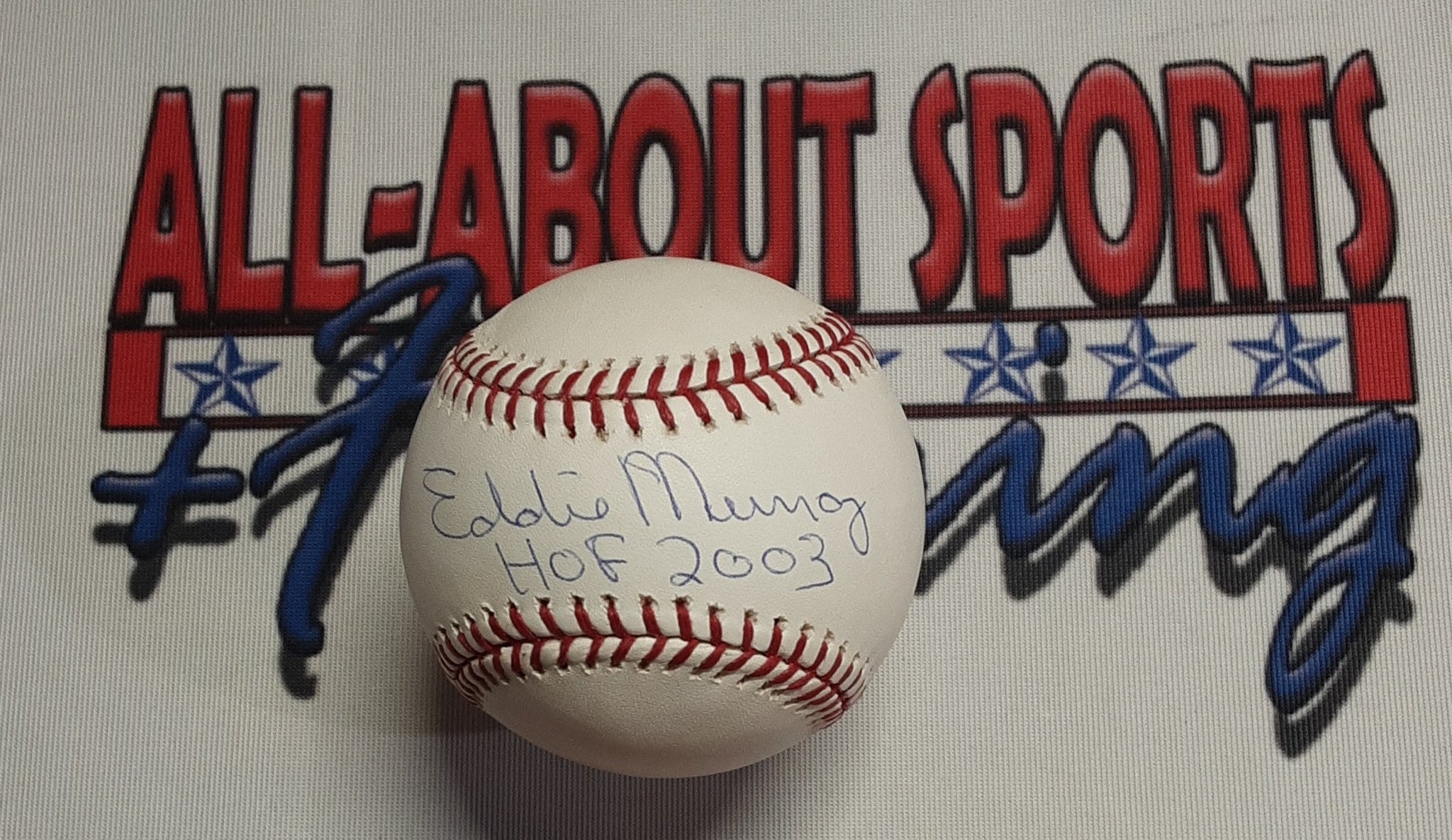 Eddie Murray Authentic Signed Baseball Autographed with Inscription JSA/SM.