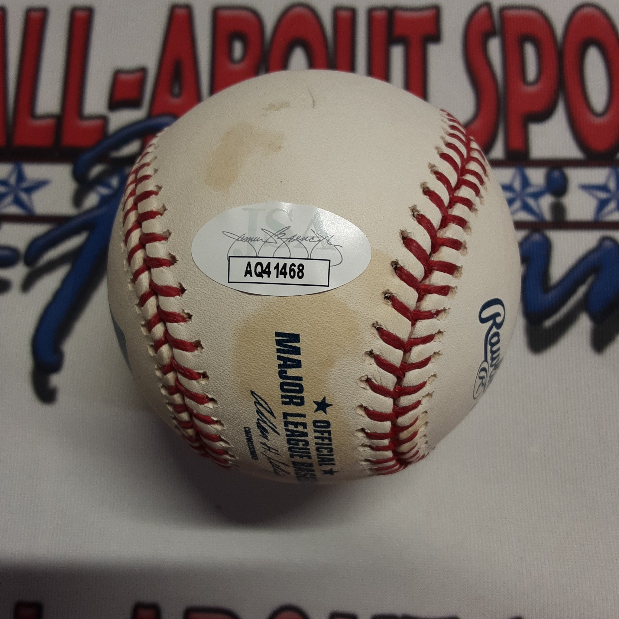 Jair Jurrjens Authentic Signed Baseball Autographed JSA.