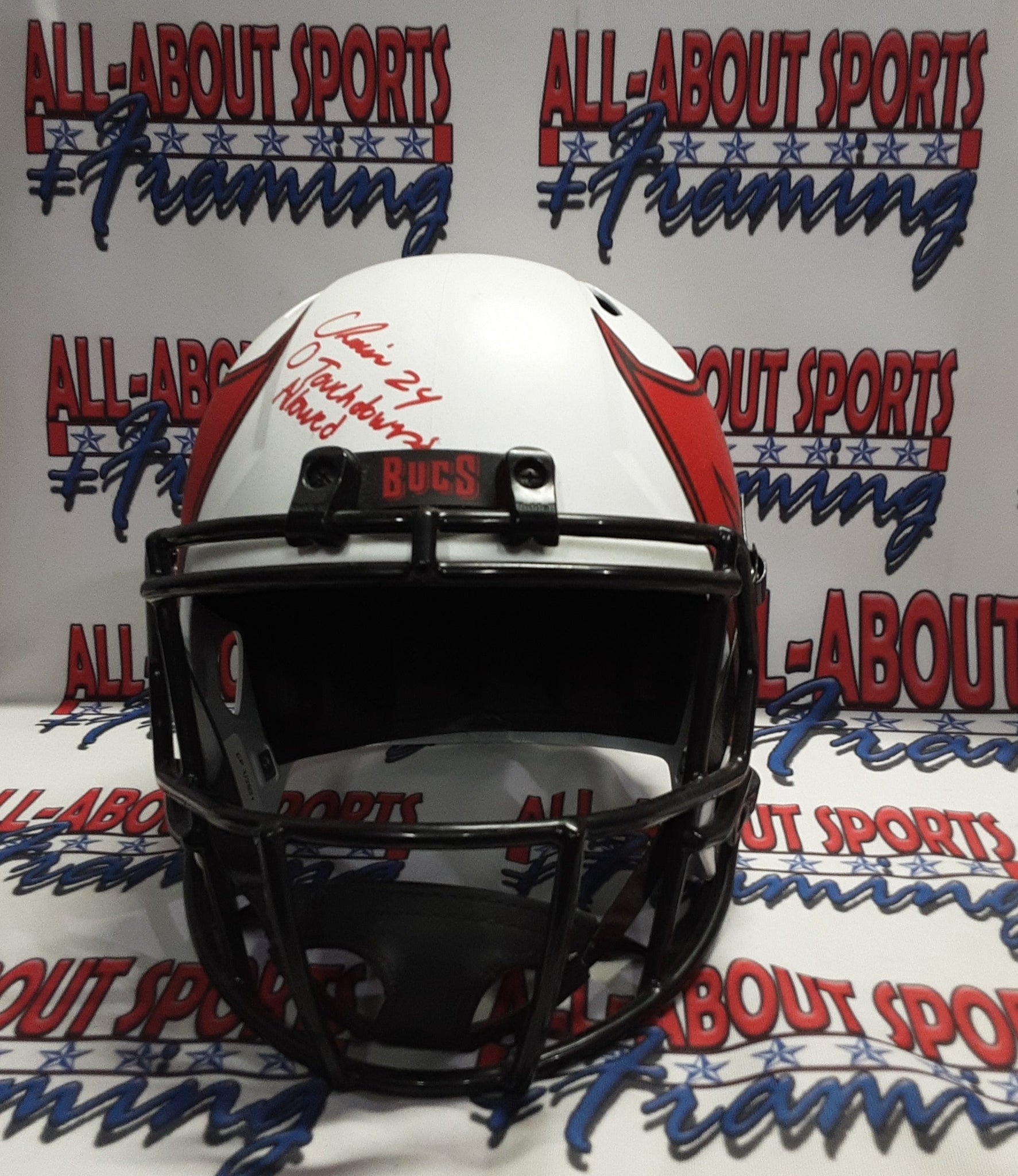 Winfield, Davis, Dean, Edwards, Whitehead Authentic Signed Autographed Full-size Replica Helmet JSA