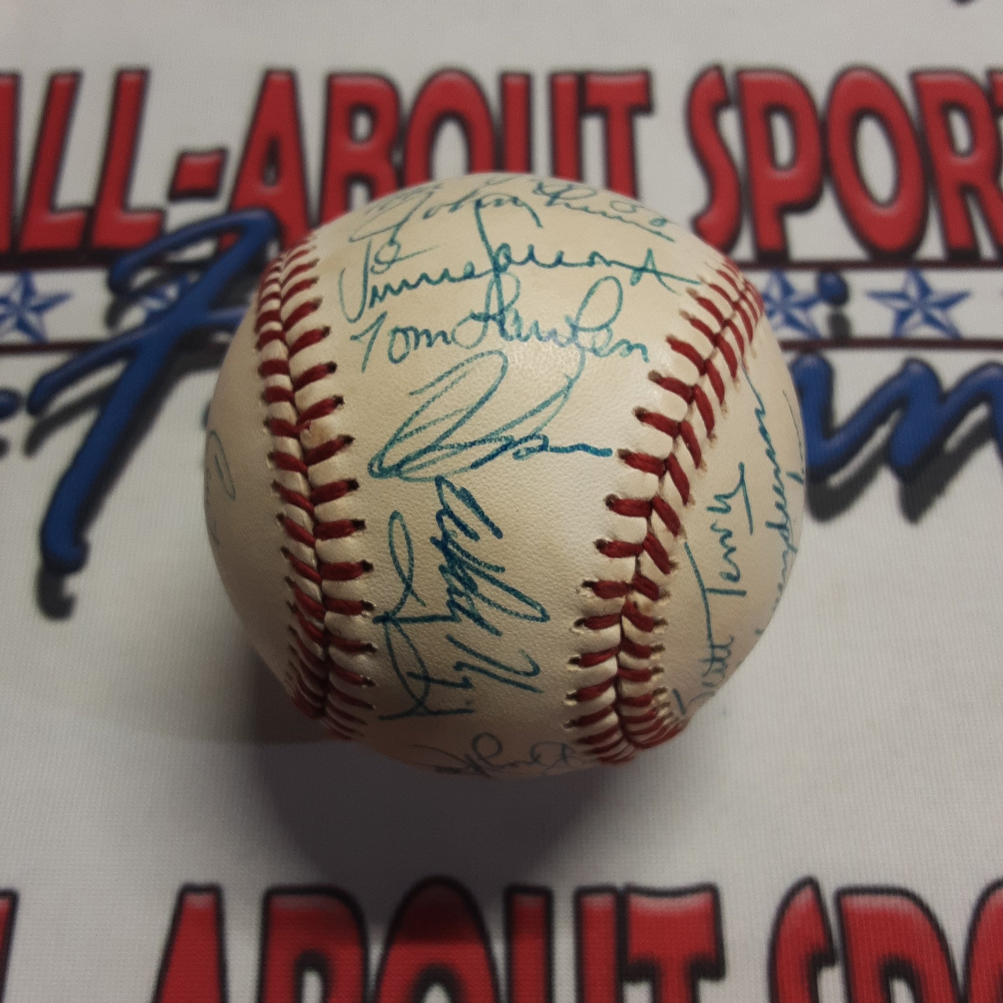 1987 St. Louis Cardinals Team Signed Authentic Signed Baseball Autographed JSA LOA
