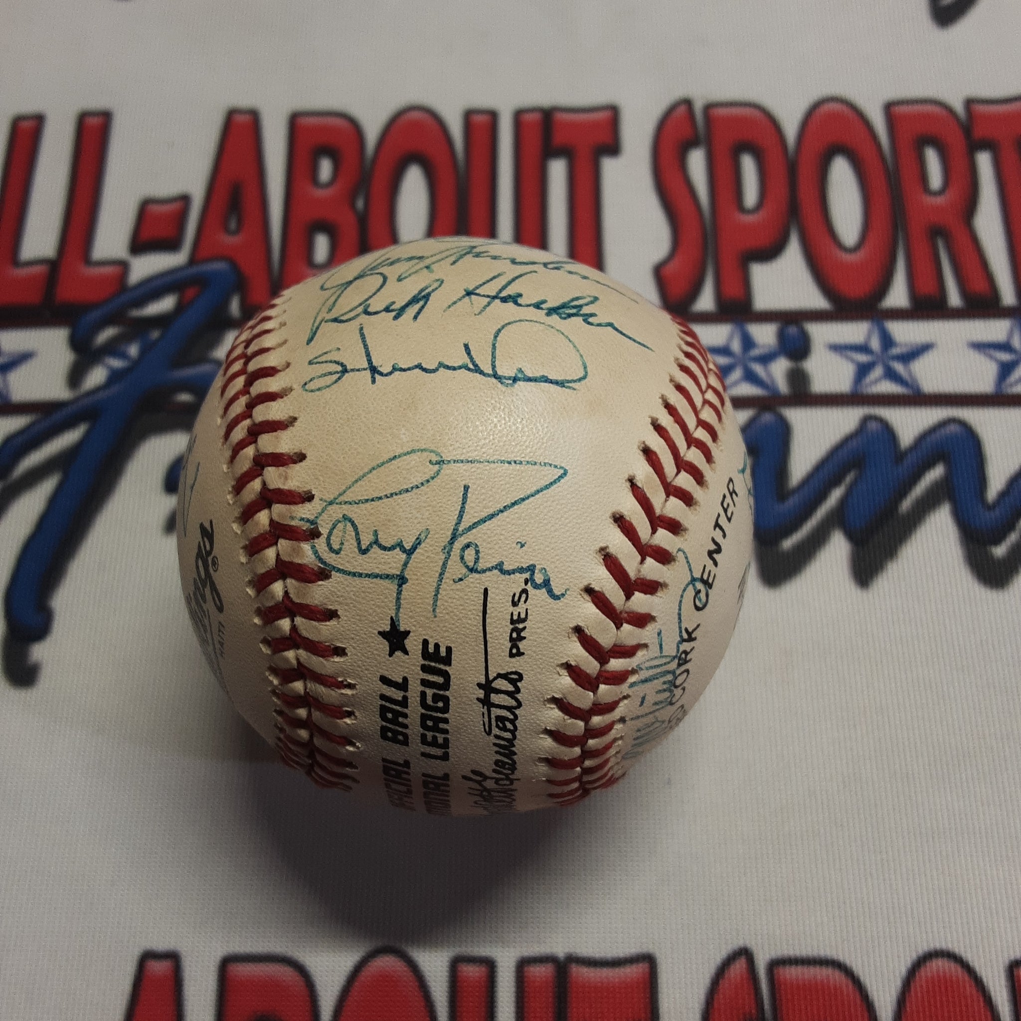 1987 St. Louis Cardinals Team Signed Authentic Signed Baseball Autographed JSA LOA