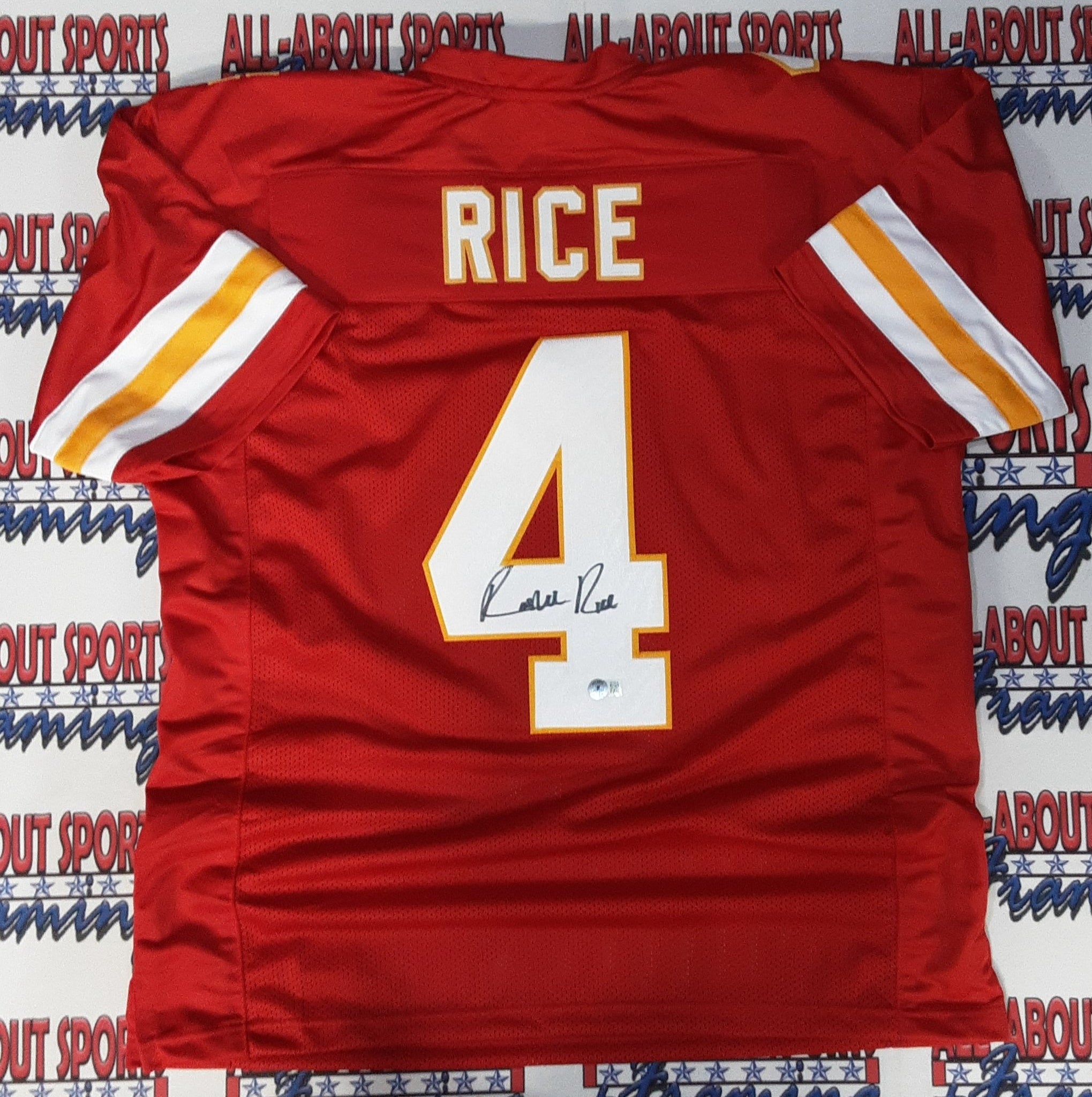 Rashee Rice Authentic Signed Pro Style Jersey Autographed Beckett-