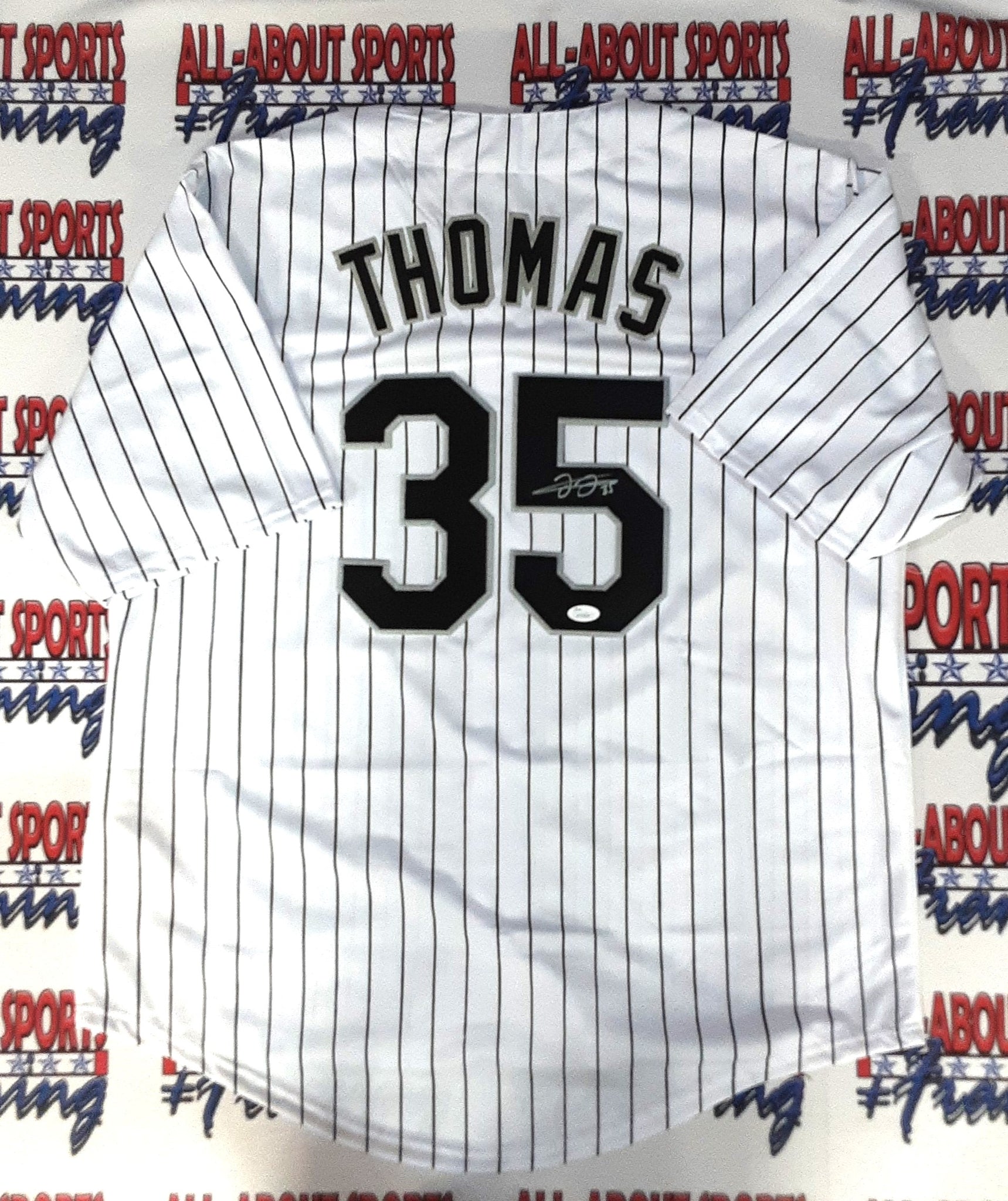 Frank Thomas Authentic Signed Pro Style Jersey Autographed JSA-