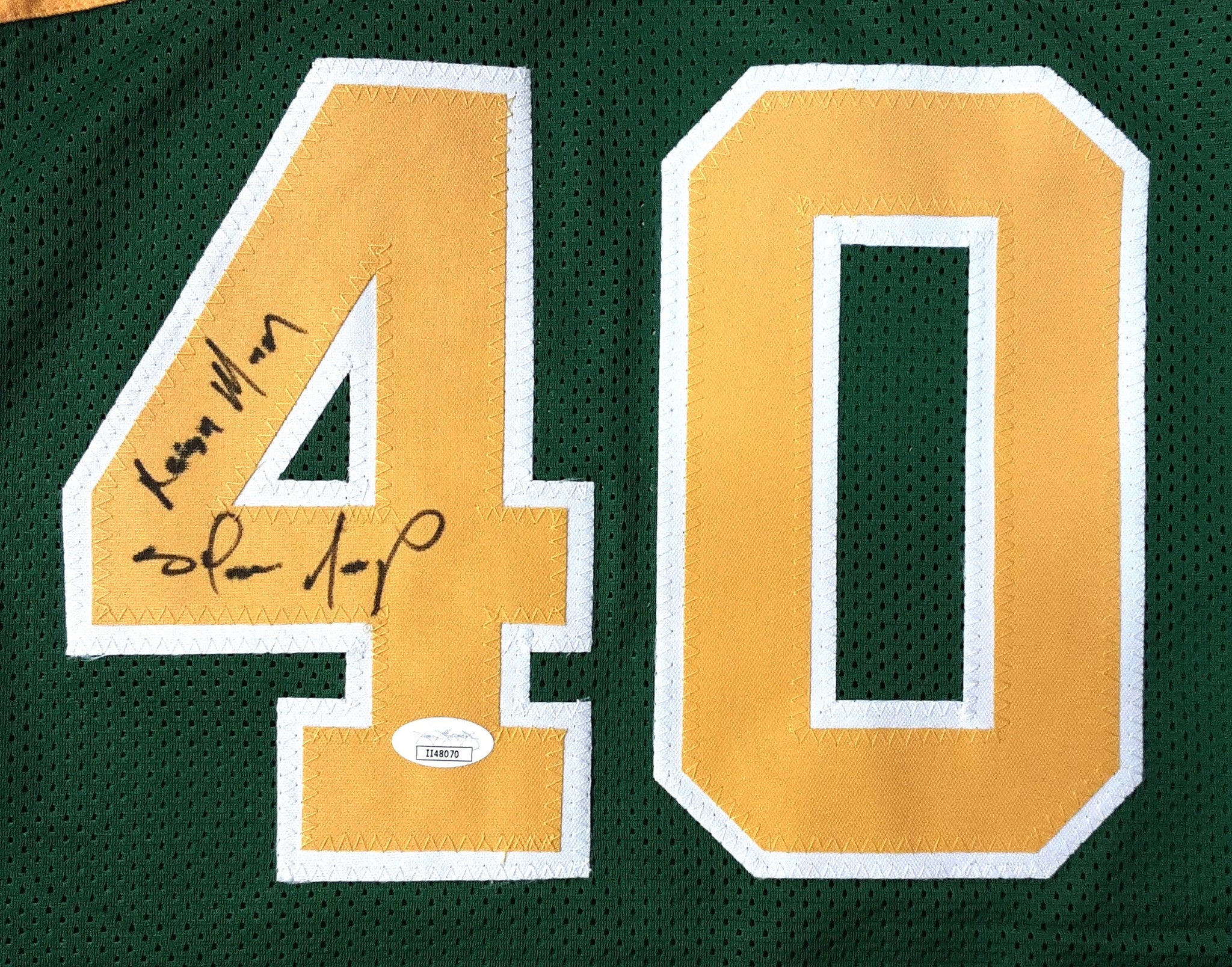 Shawn Kemp Authentic Signed Pro Style Jersey Autographed with Inscription JSA-