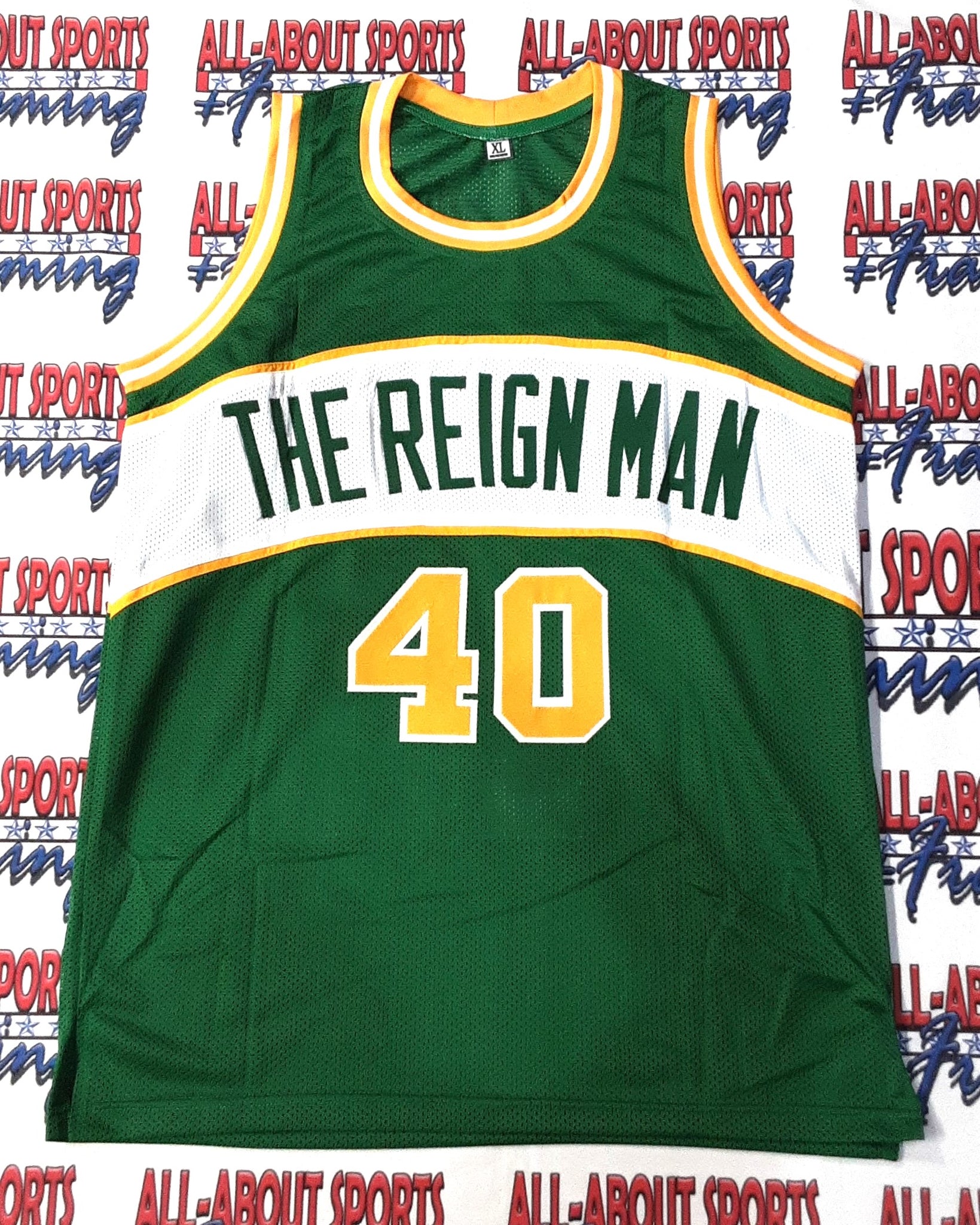 Shawn Kemp Authentic Signed Pro Style Jersey Autographed with Inscription JSA-