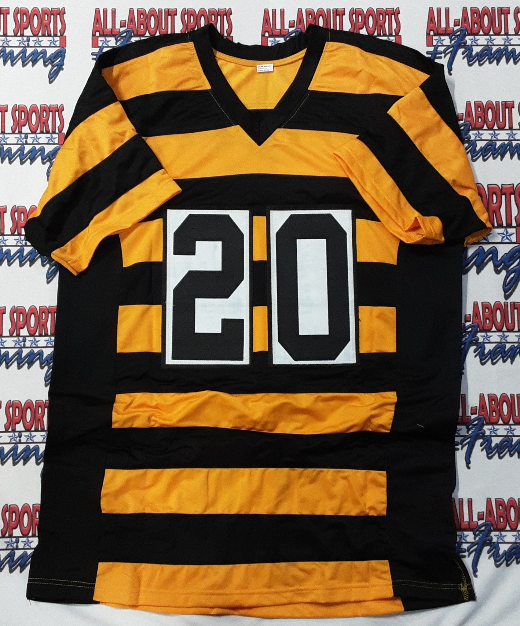 Rocky Bleier Authentic Signed Pro Style Jersey Autographed with Inscription JSA--