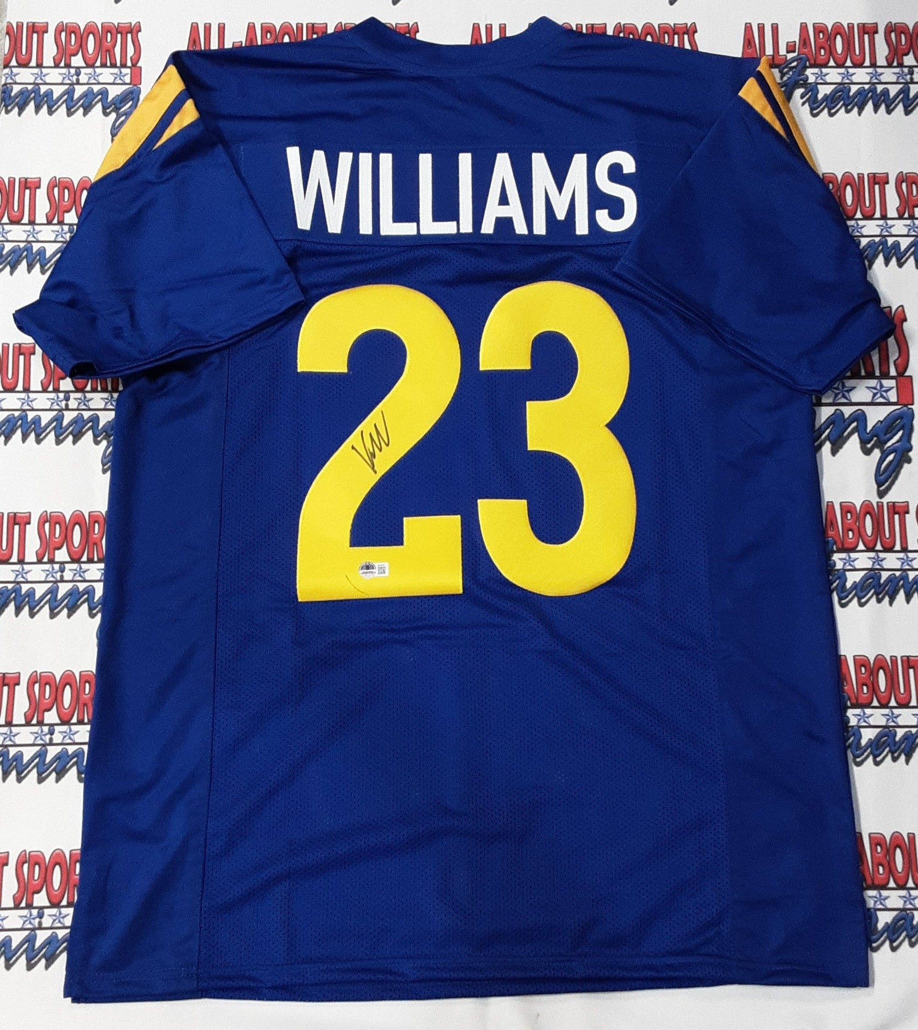 Kyren Williams Signed Pro Style Jersey Autographed Beckett-