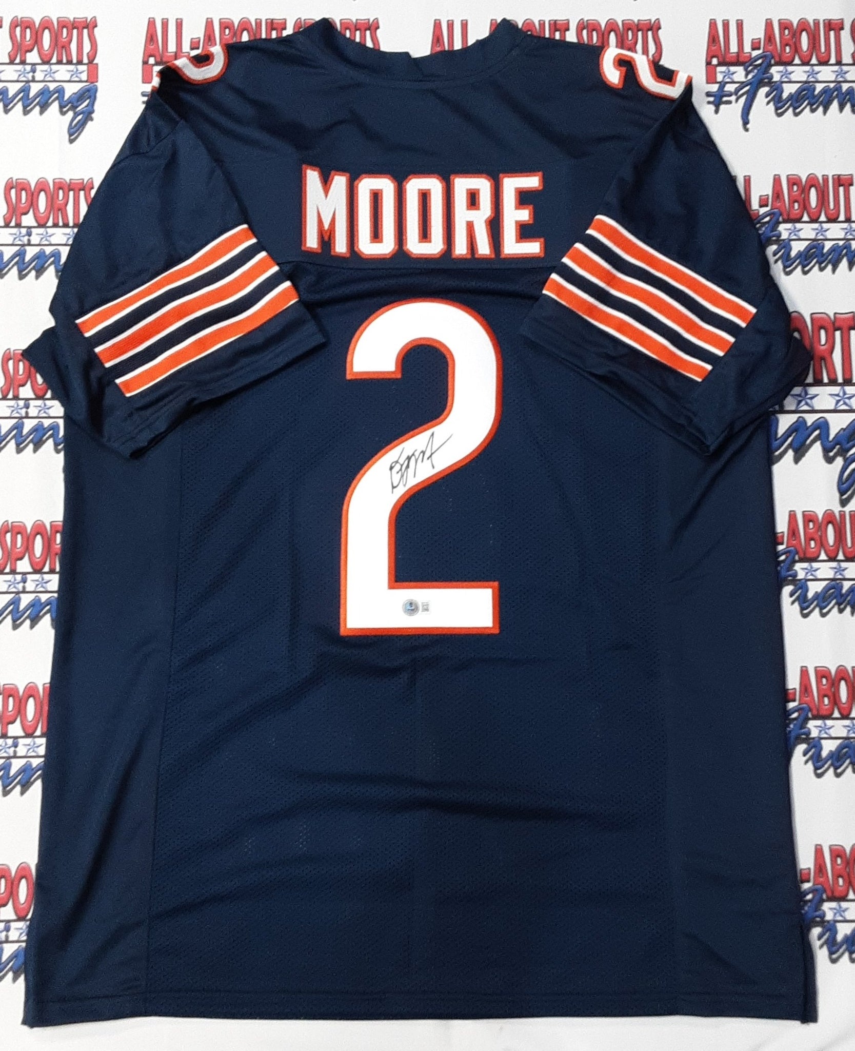 D.J. Moore Authentic Signed Pro Style Jersey Autographed Beckett-