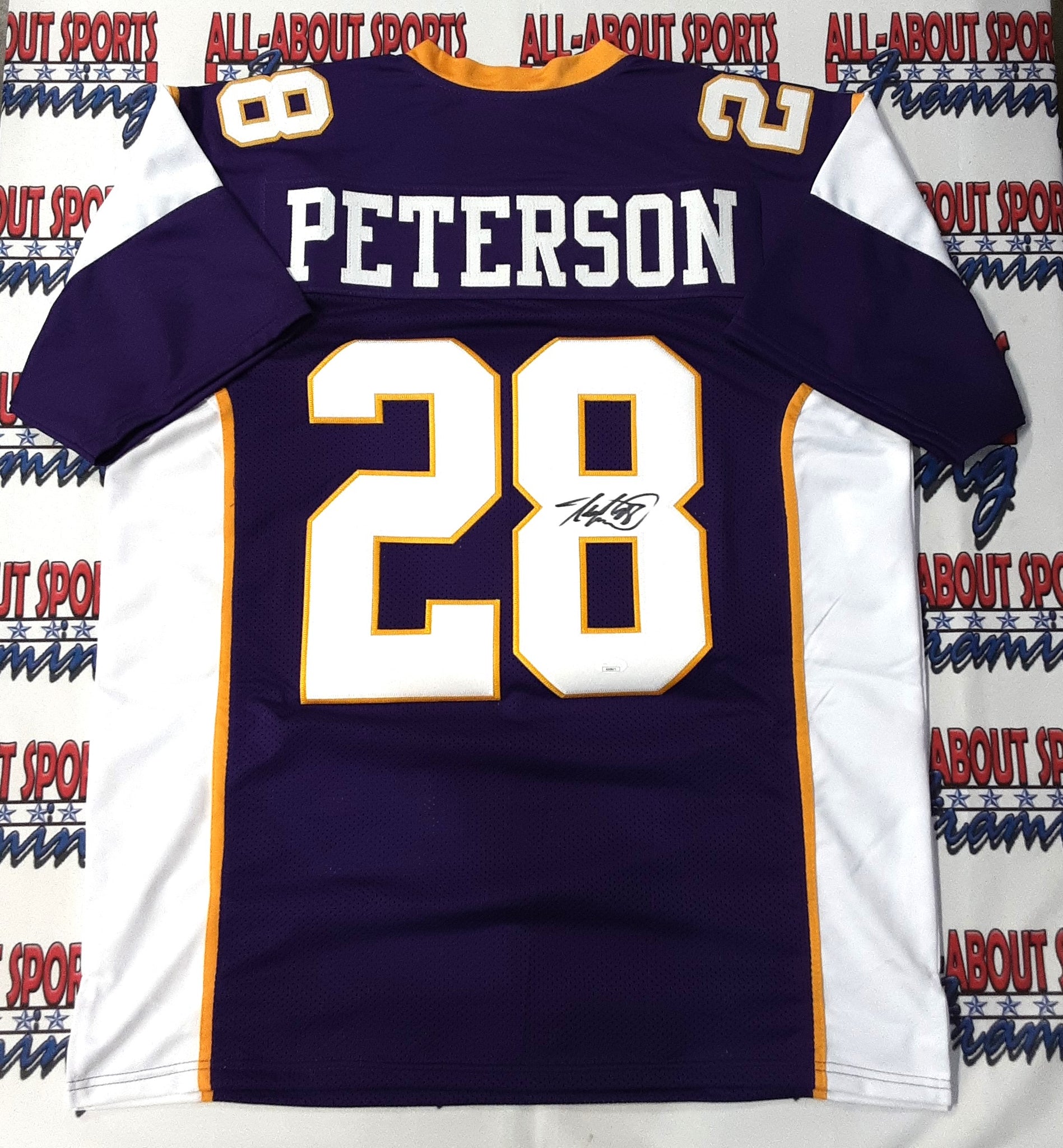 Adrian Peterson Authentic Signed Pro Style Jersey Autographed JSA-