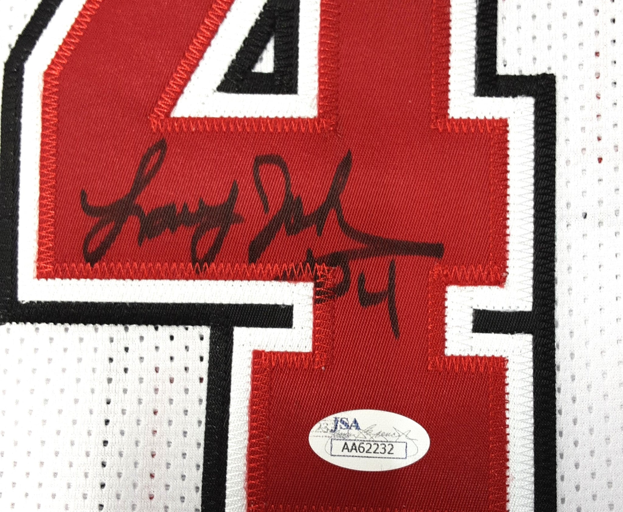 Larry Johnson Authentic Signed Pro Style Jersey Autographed JSA-