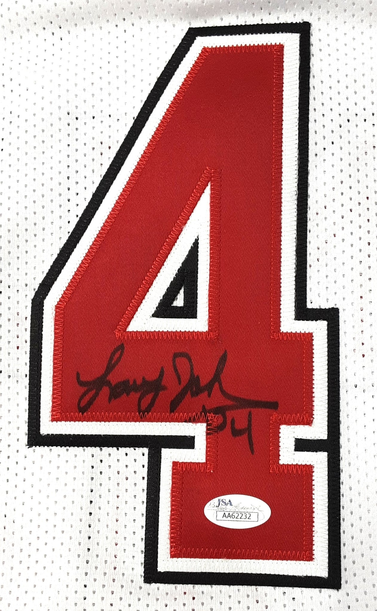 Larry Johnson Authentic Signed Pro Style Jersey Autographed JSA-