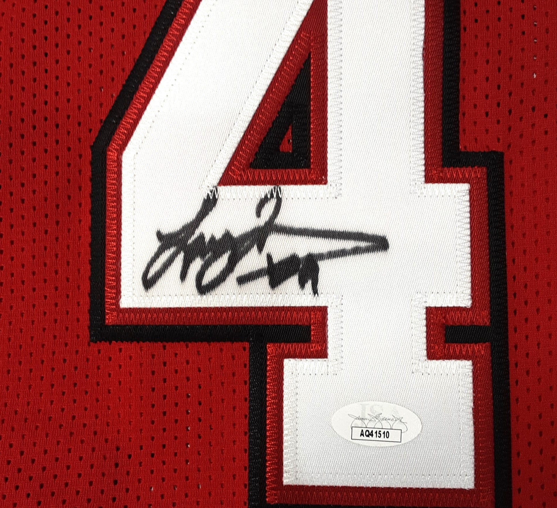 Larry Johnson Authentic Signed Pro Style Jersey Autographed JSA-