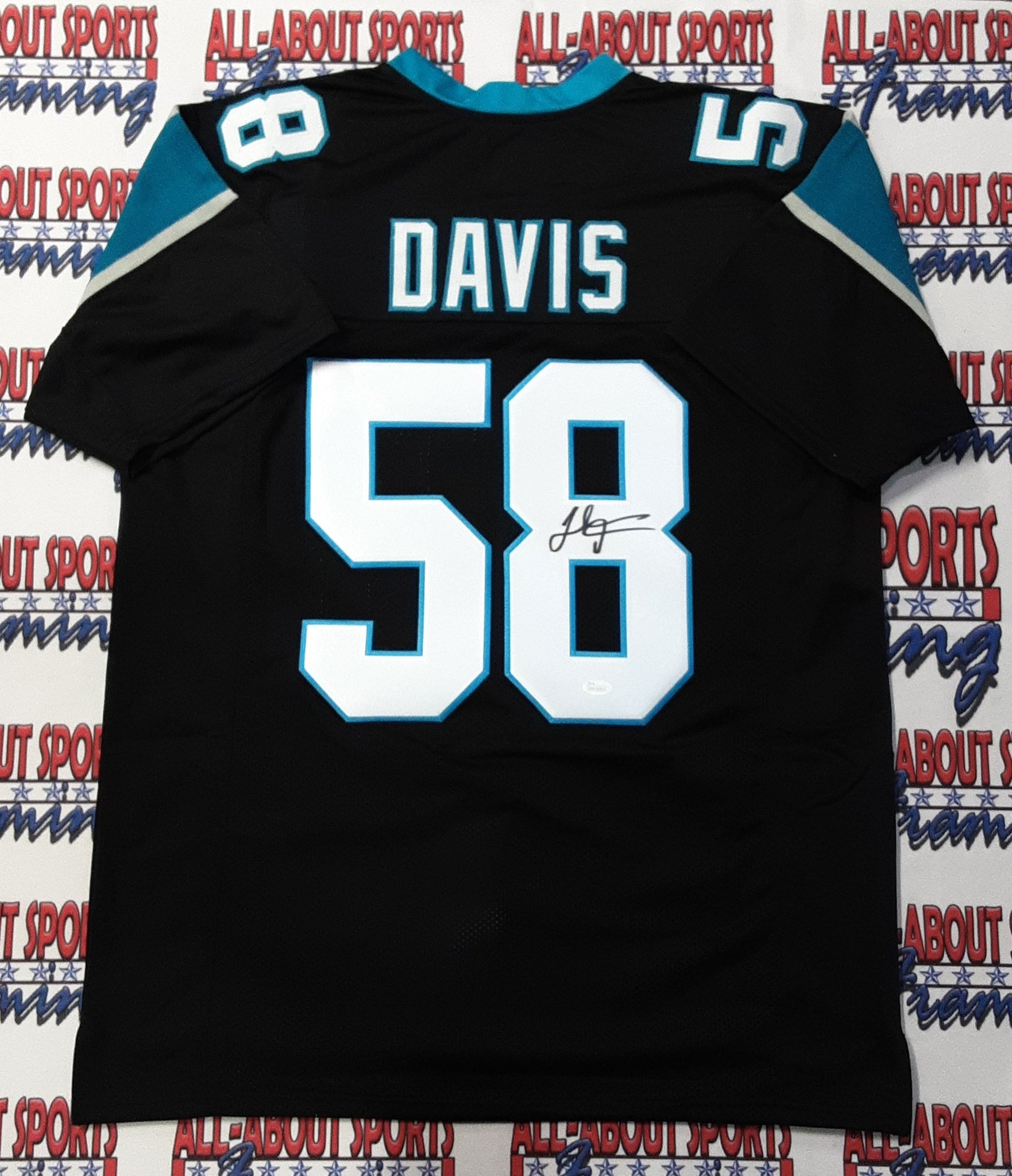 Thomas Davis Sr Authentic Signed Pro Style Jersey Autographed JSA-