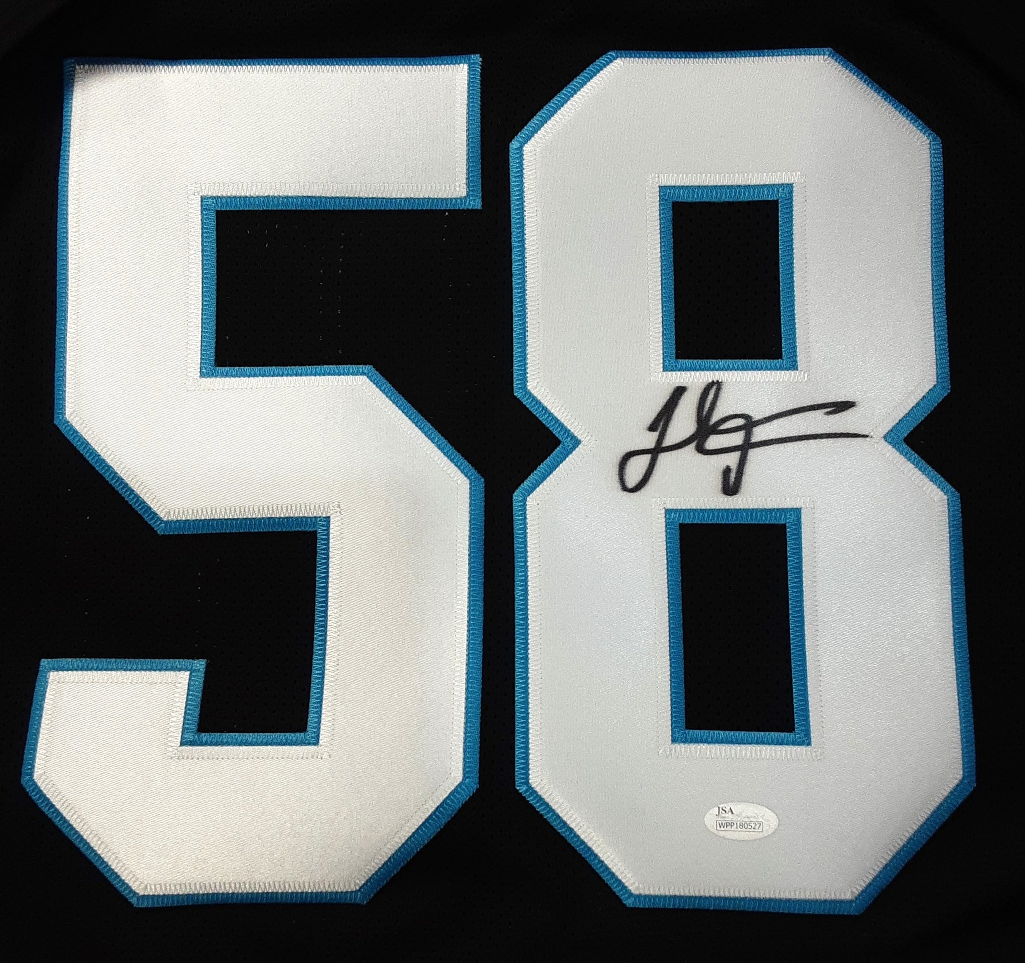 Thomas Davis Sr Authentic Signed Pro Style Jersey Autographed JSA-