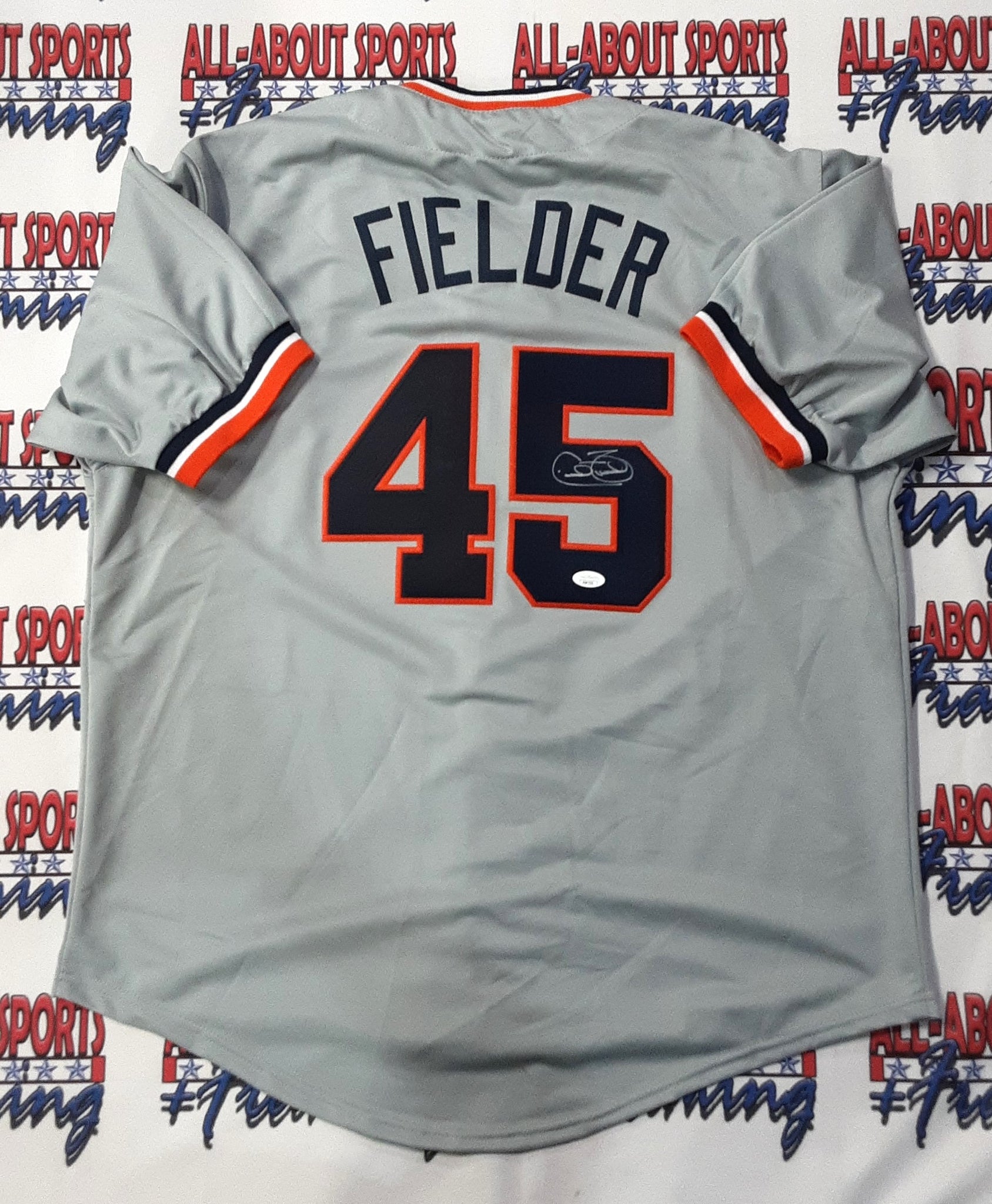 Cecil Fielder Authentic Signed Pro Style Jersey Autographed JSA-