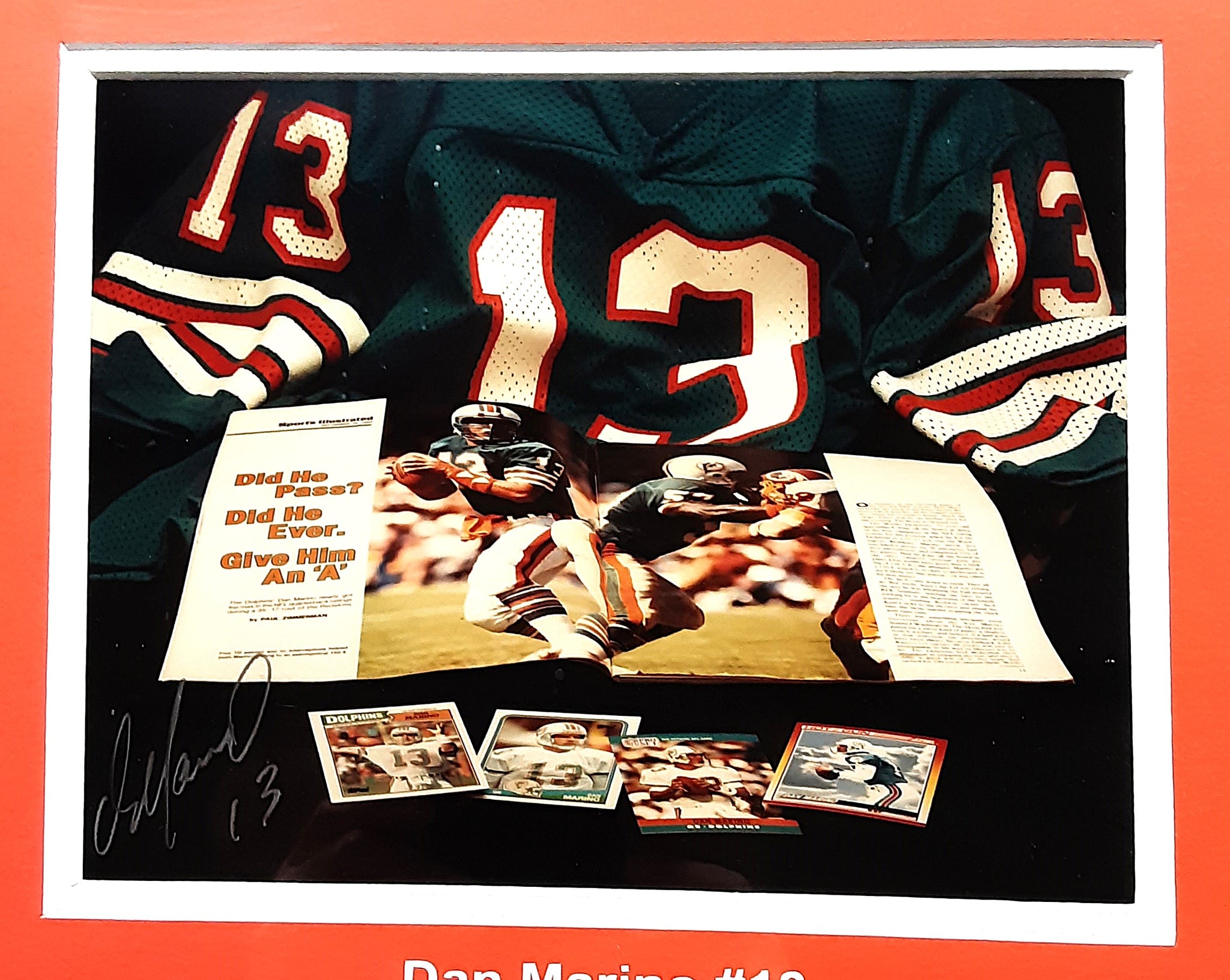 Dan Marino Authentic Signed Framed 16x20 Photo Autographed JSA-