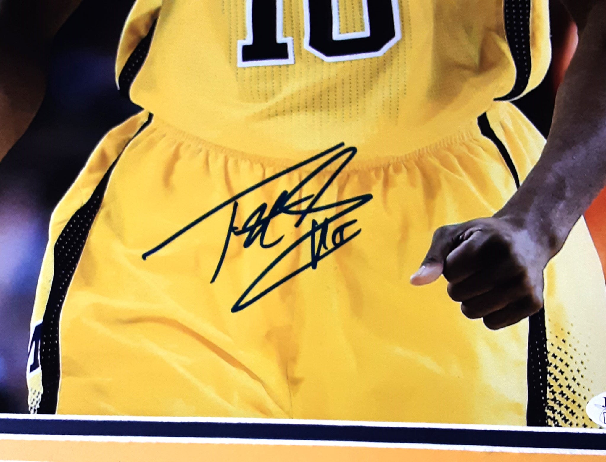 Tim Hardaway Jr Authentic Signed Framed 11x14 Photo Autographed JSA-