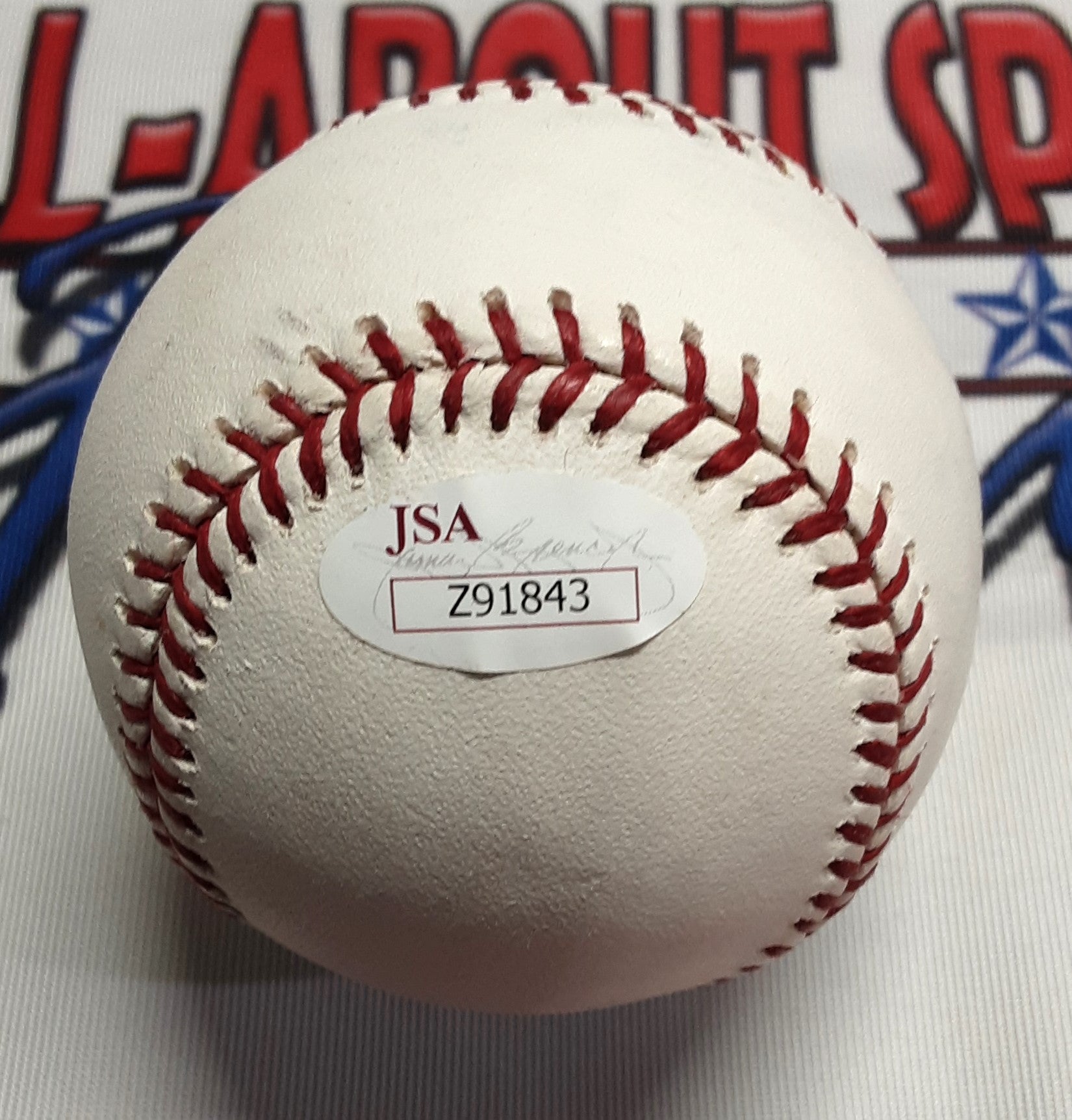 Albert Pujols Authentic Signed Baseball Autographed JSA Letter-