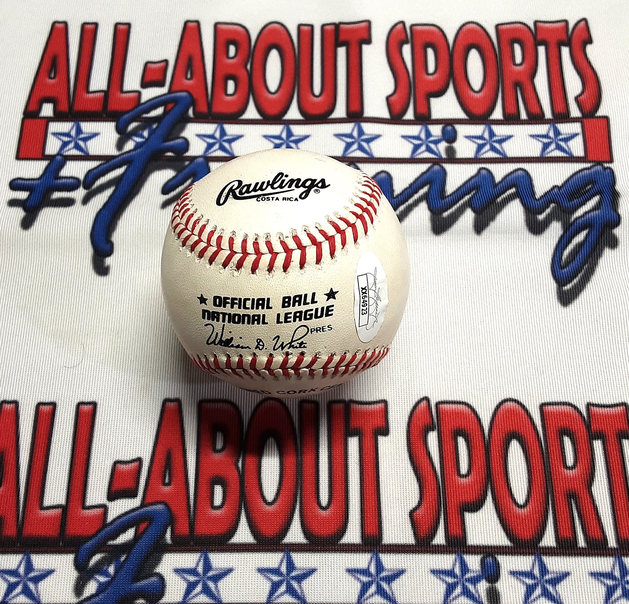 Hank Aaron Authentic Signed Baseball Autographed with Inscription JSA/LOA-